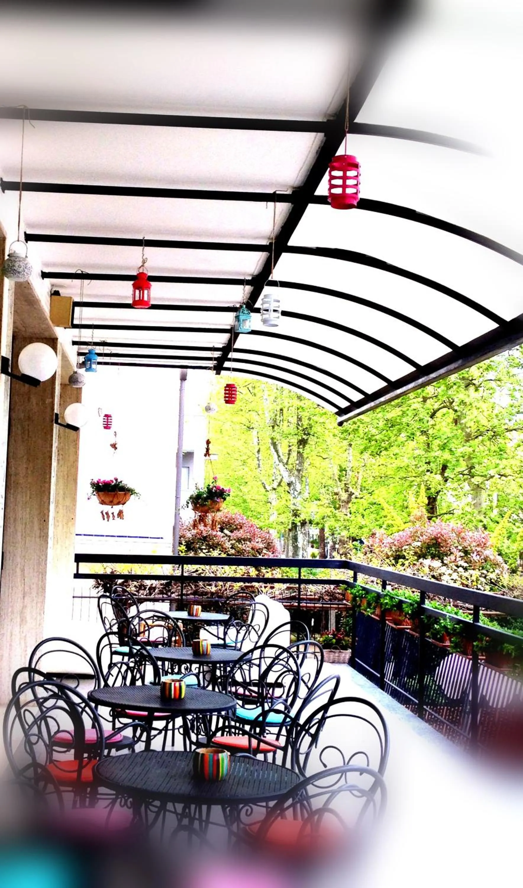 Balcony/Terrace in Hotel Lux