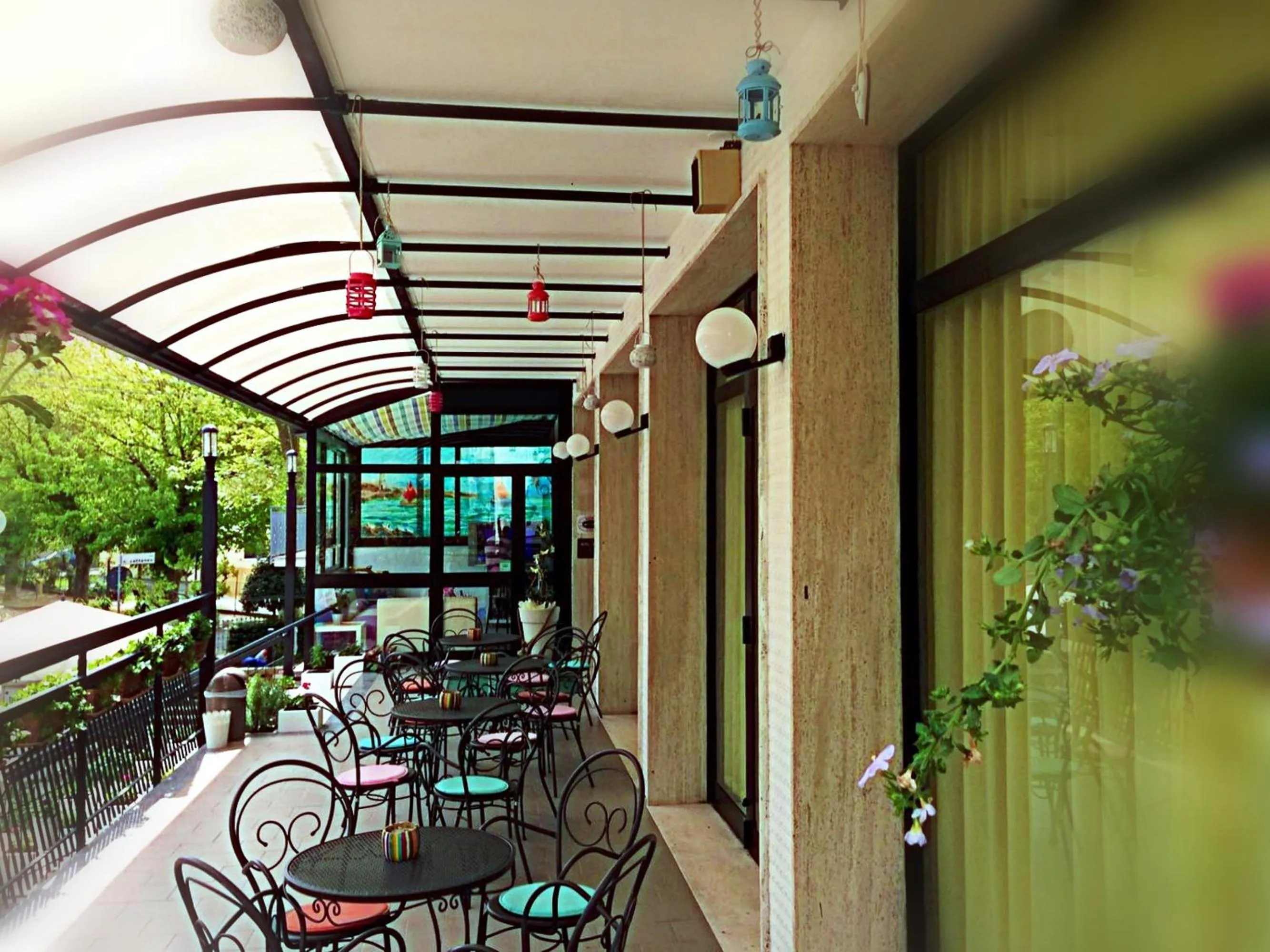 Balcony/Terrace in Hotel Lux