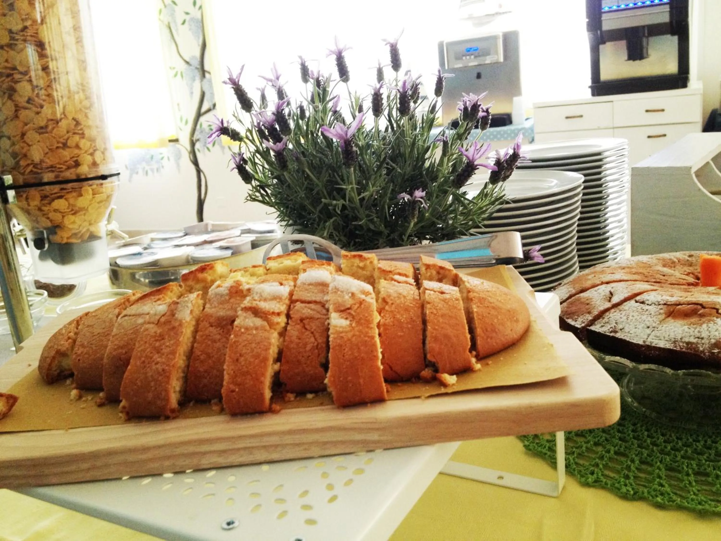 Buffet breakfast in Hotel Lux