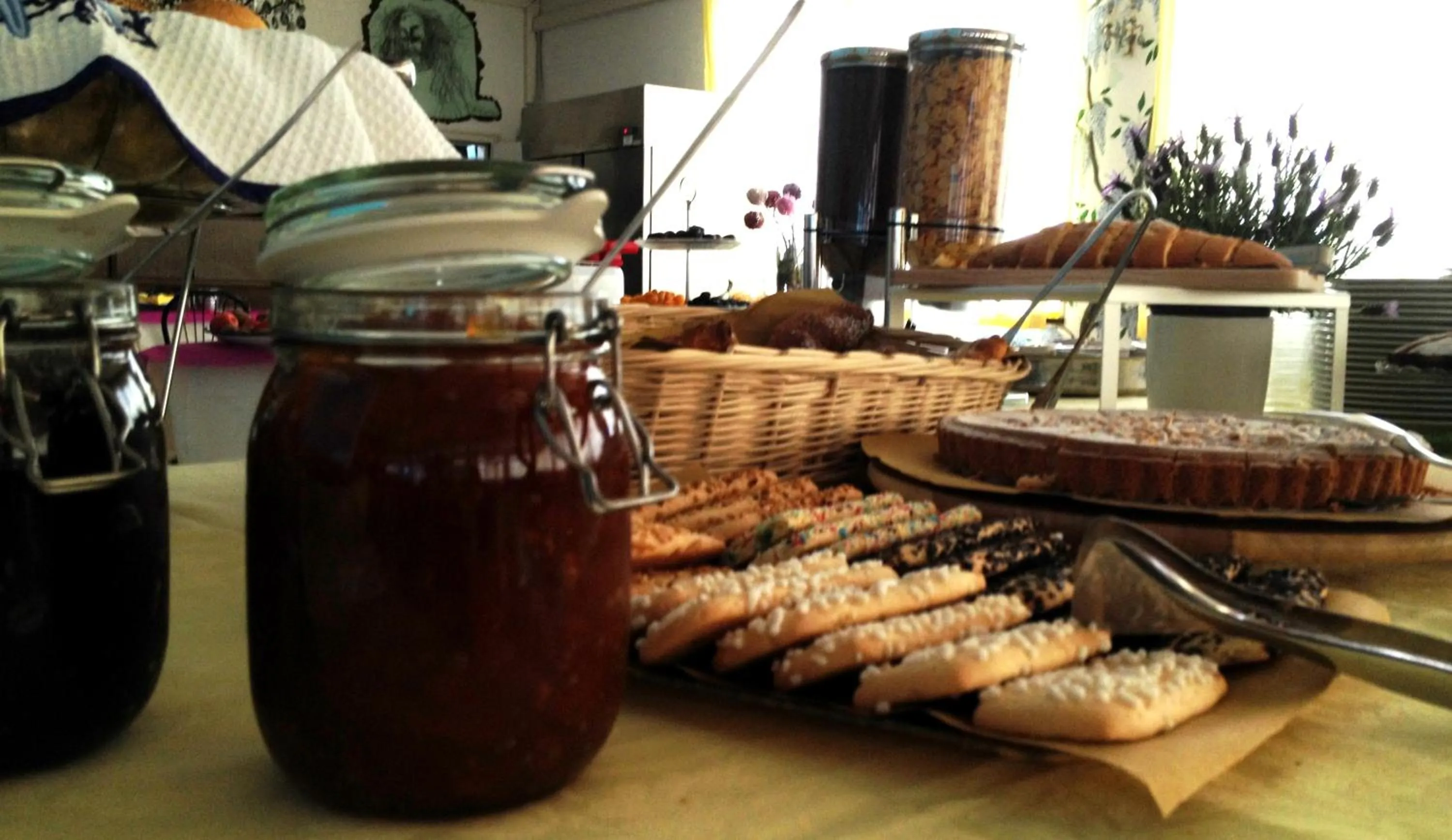 Buffet breakfast in Hotel Lux