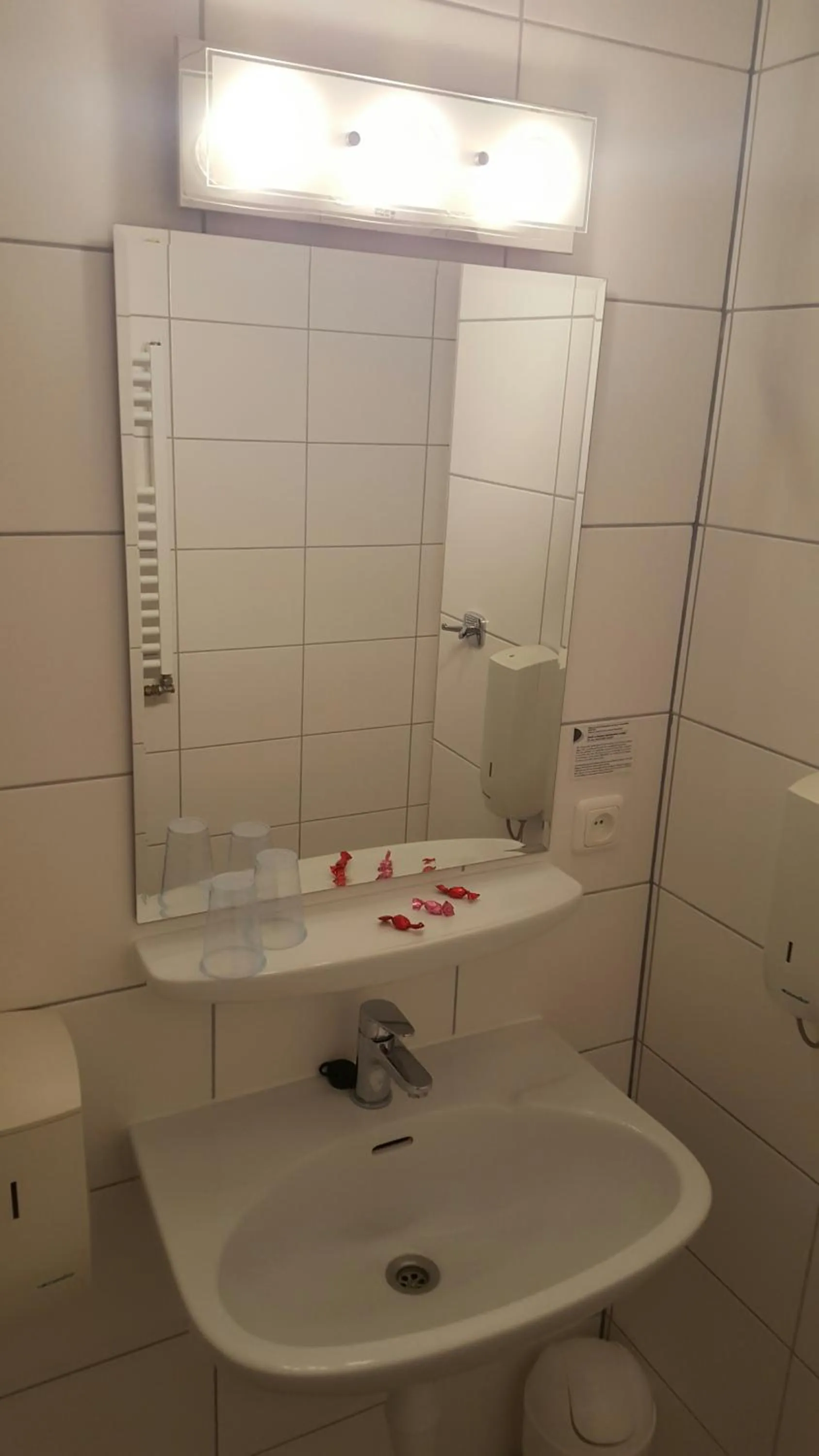 Bathroom in Hotel Dupuis