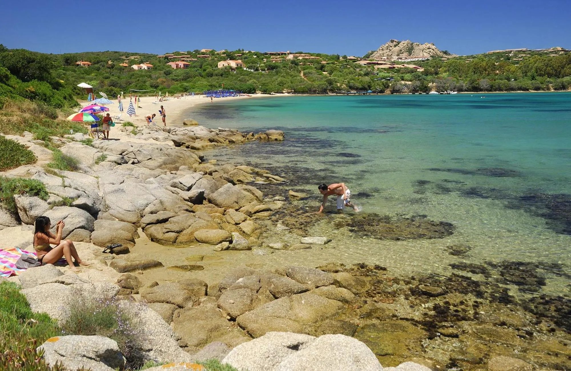 Natural landscape in Camping Village Capo D'Orso
