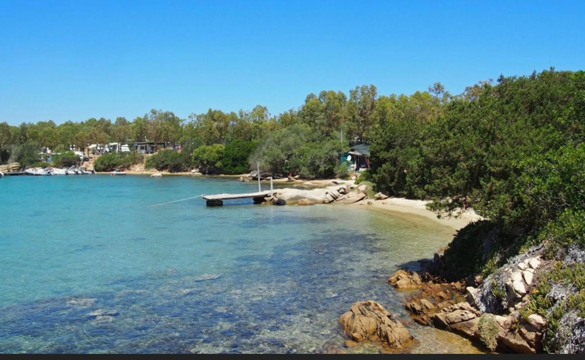 Natural landscape in Camping Village Capo D'Orso