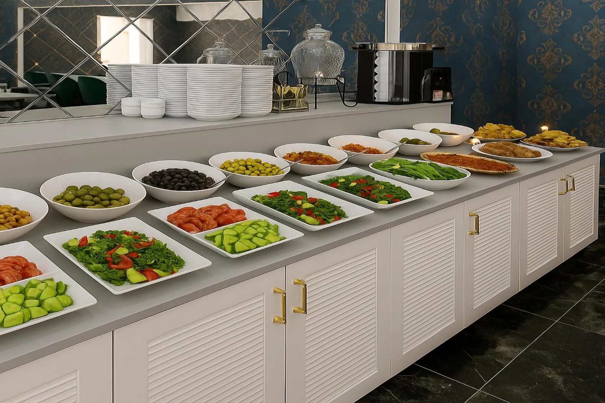 Buffet breakfast in Çorlu Safir Hotel & City Center