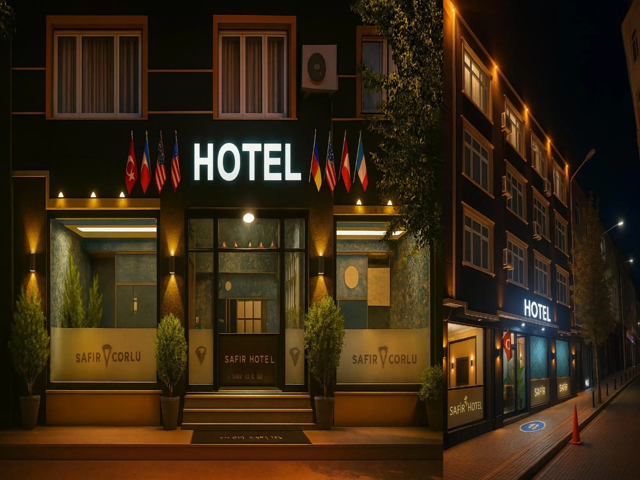 Property building in Çorlu Safir Hotel & City Center