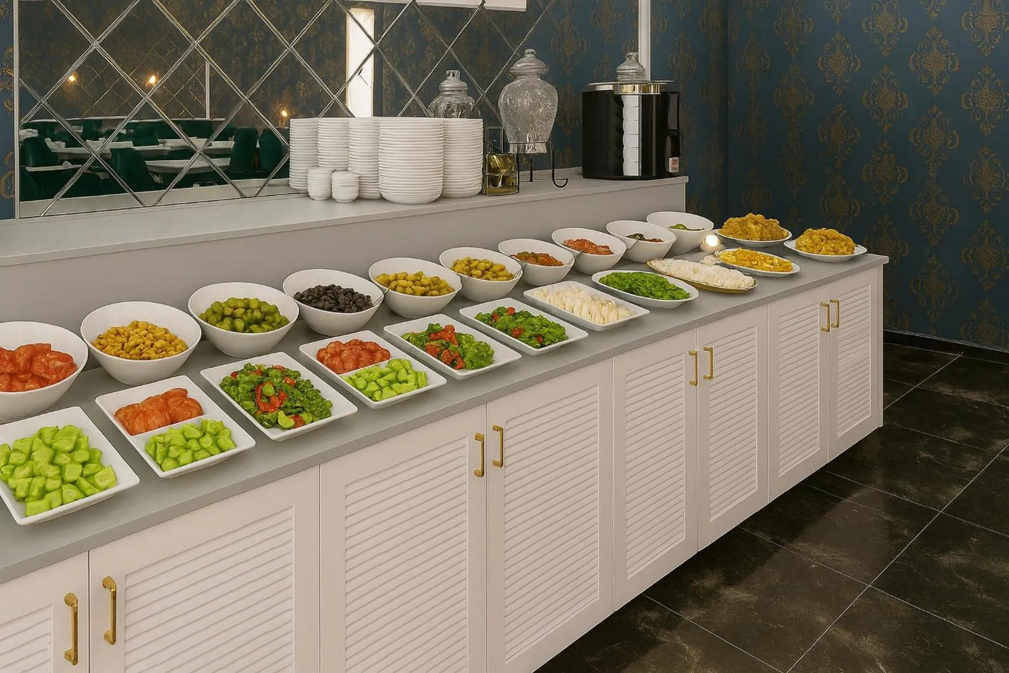 Buffet breakfast in Çorlu Safir Hotel & City Center