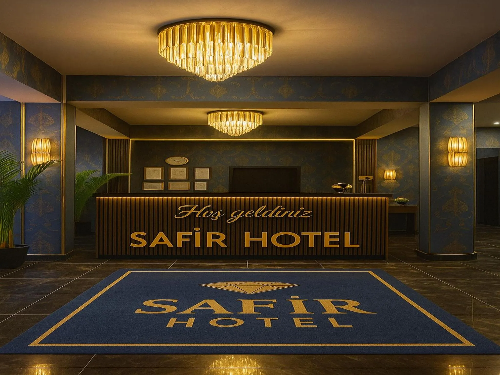 Lobby or reception in Çorlu Safir Hotel & City Center