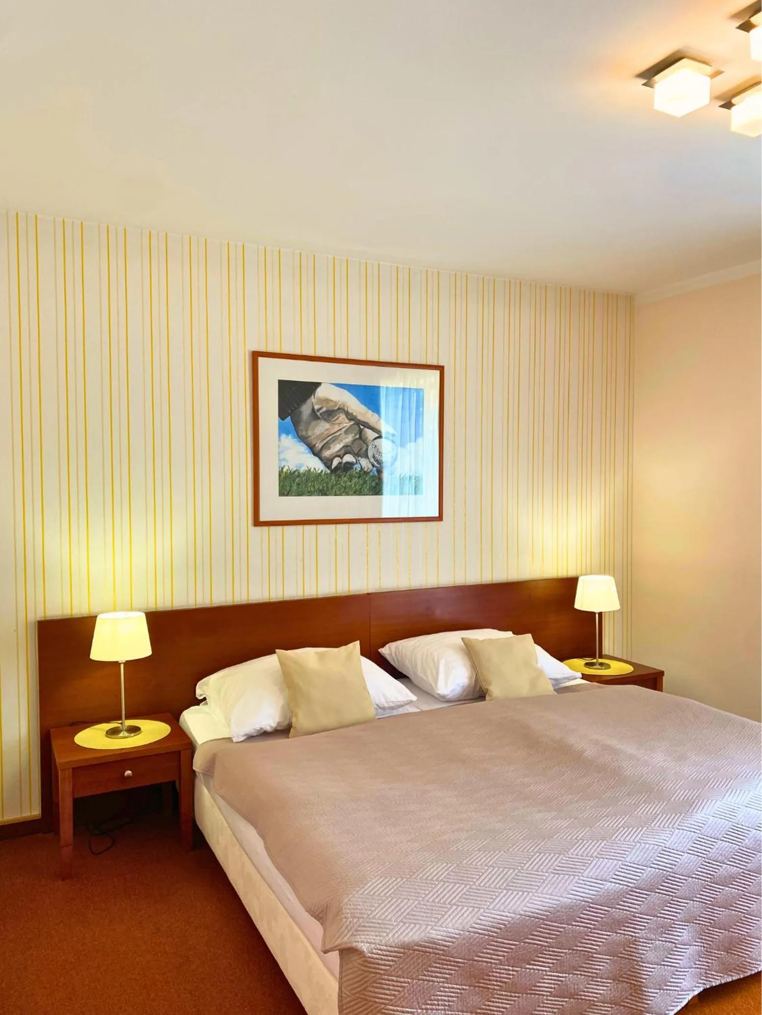 Bed in Golf Hotel Austerlitz
