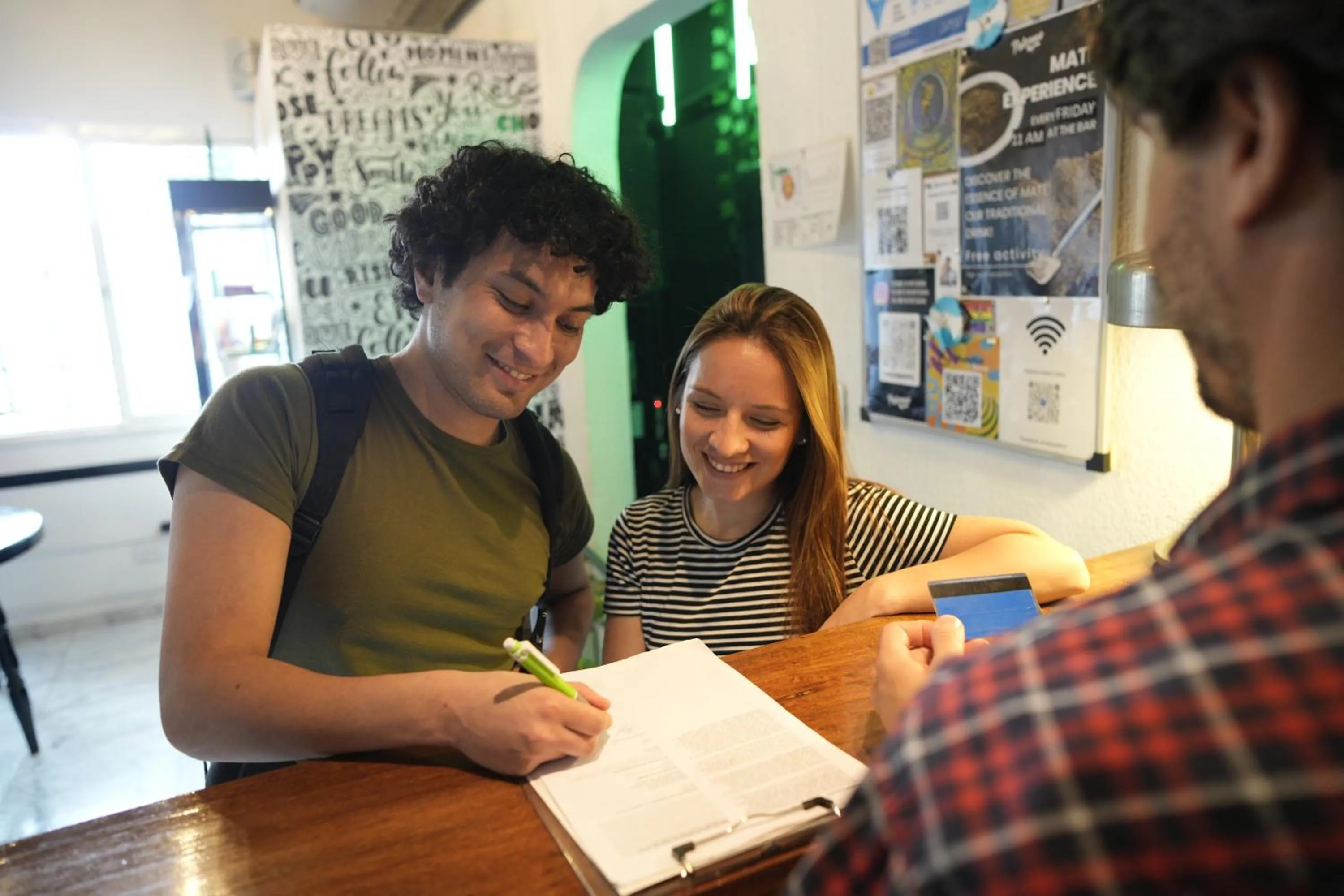 Lobby or reception in PH Palermo Hostel