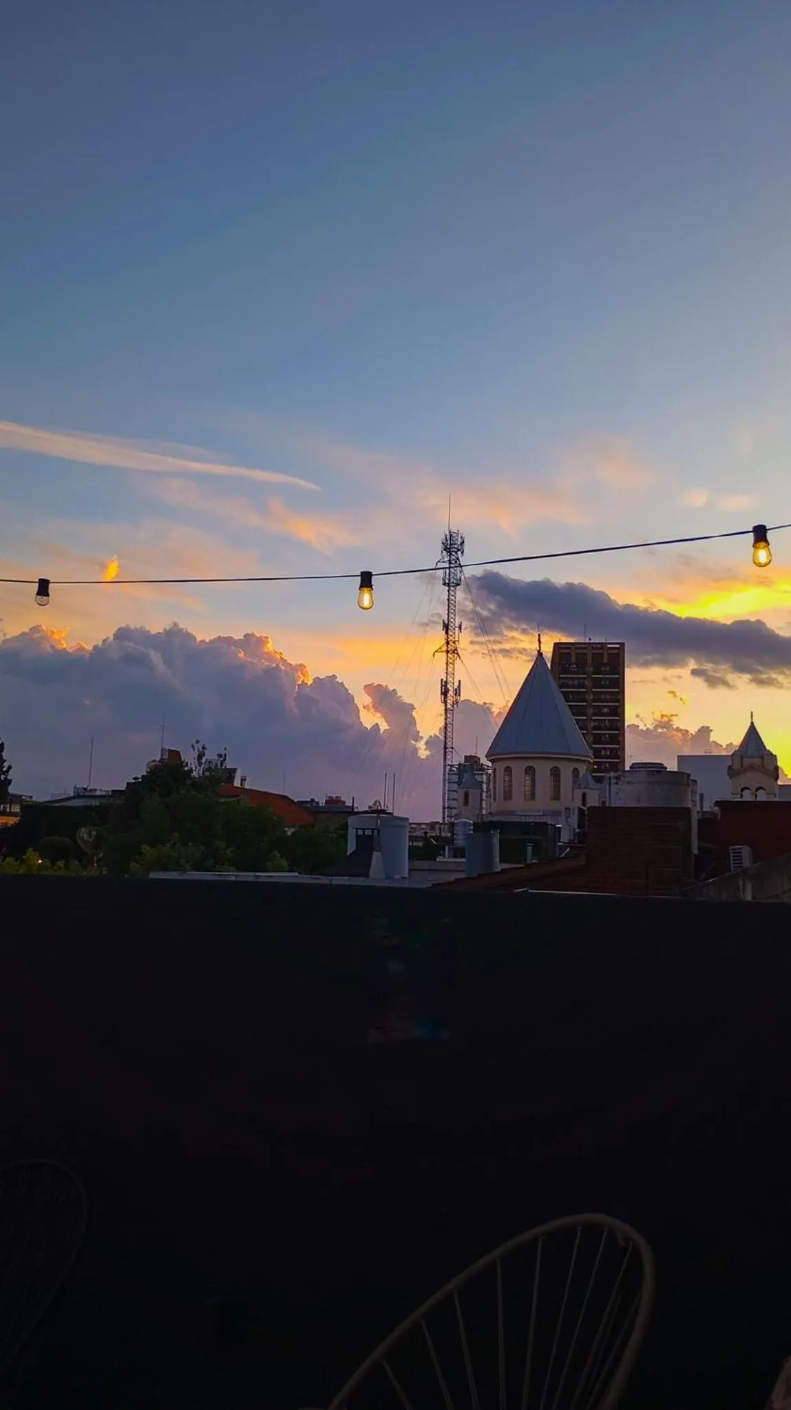 Sunset in PH Palermo Hostel