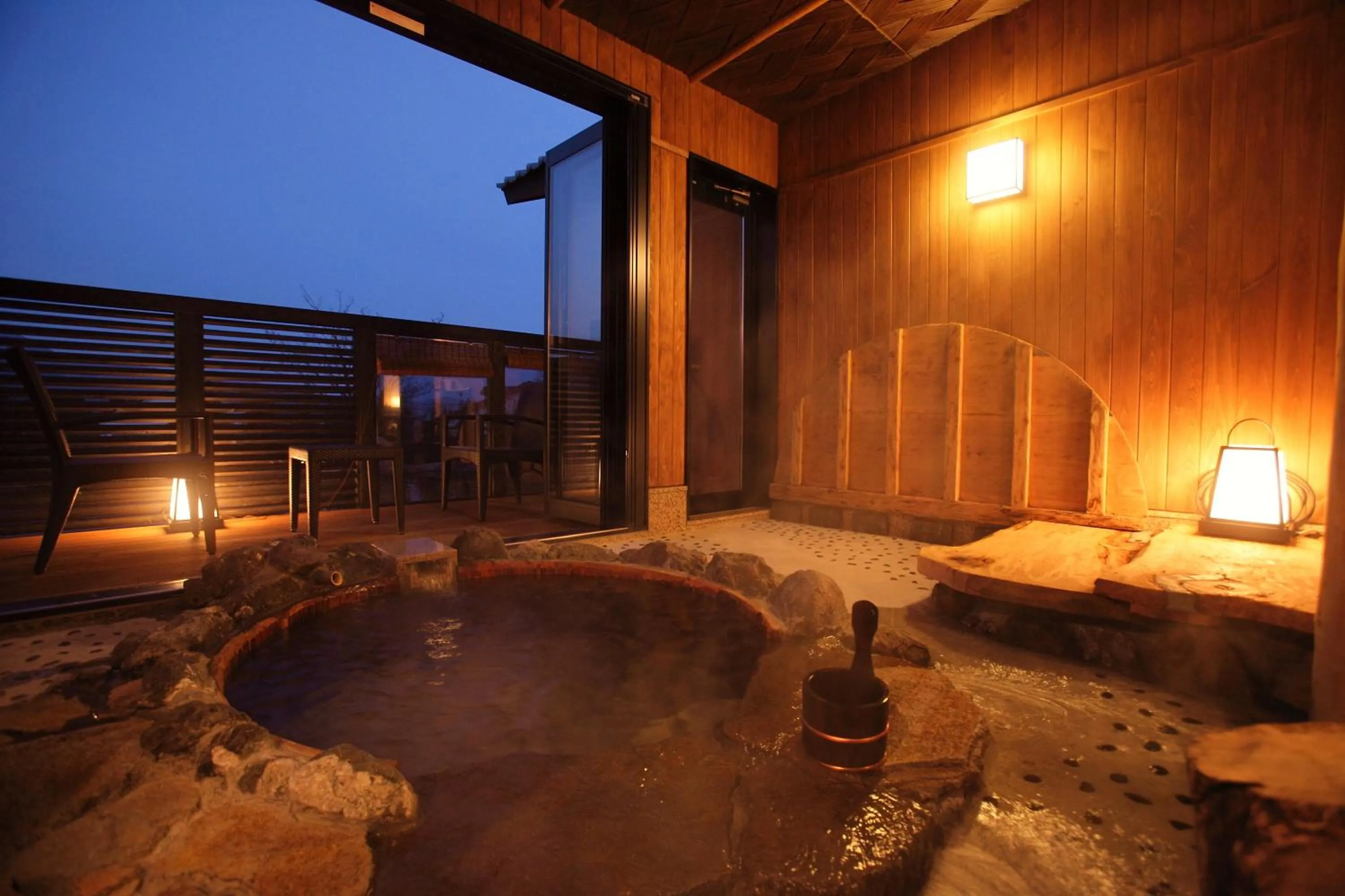 Hot Spring Bath in Bettei Soan