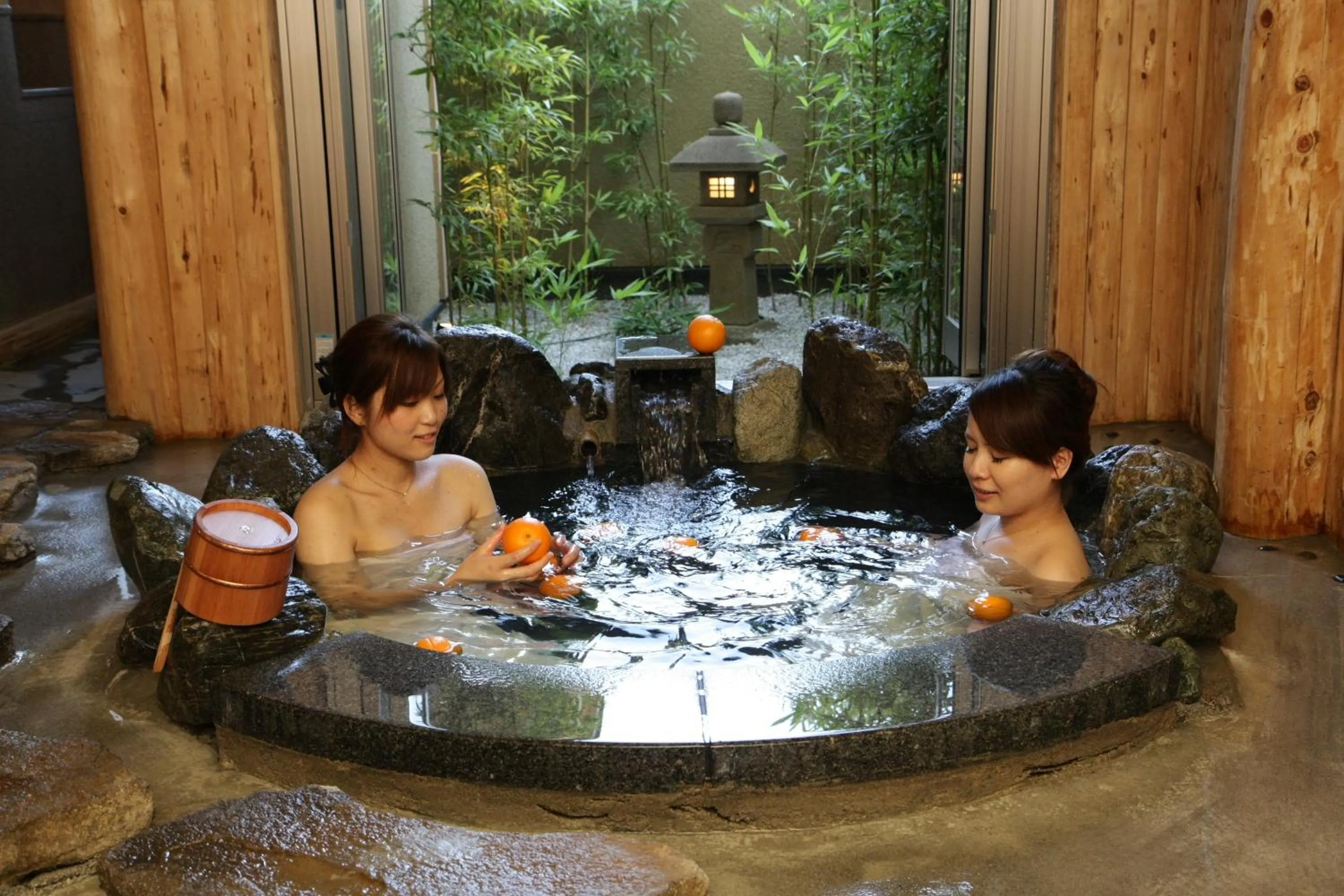 Hot Spring Bath in Bettei Soan