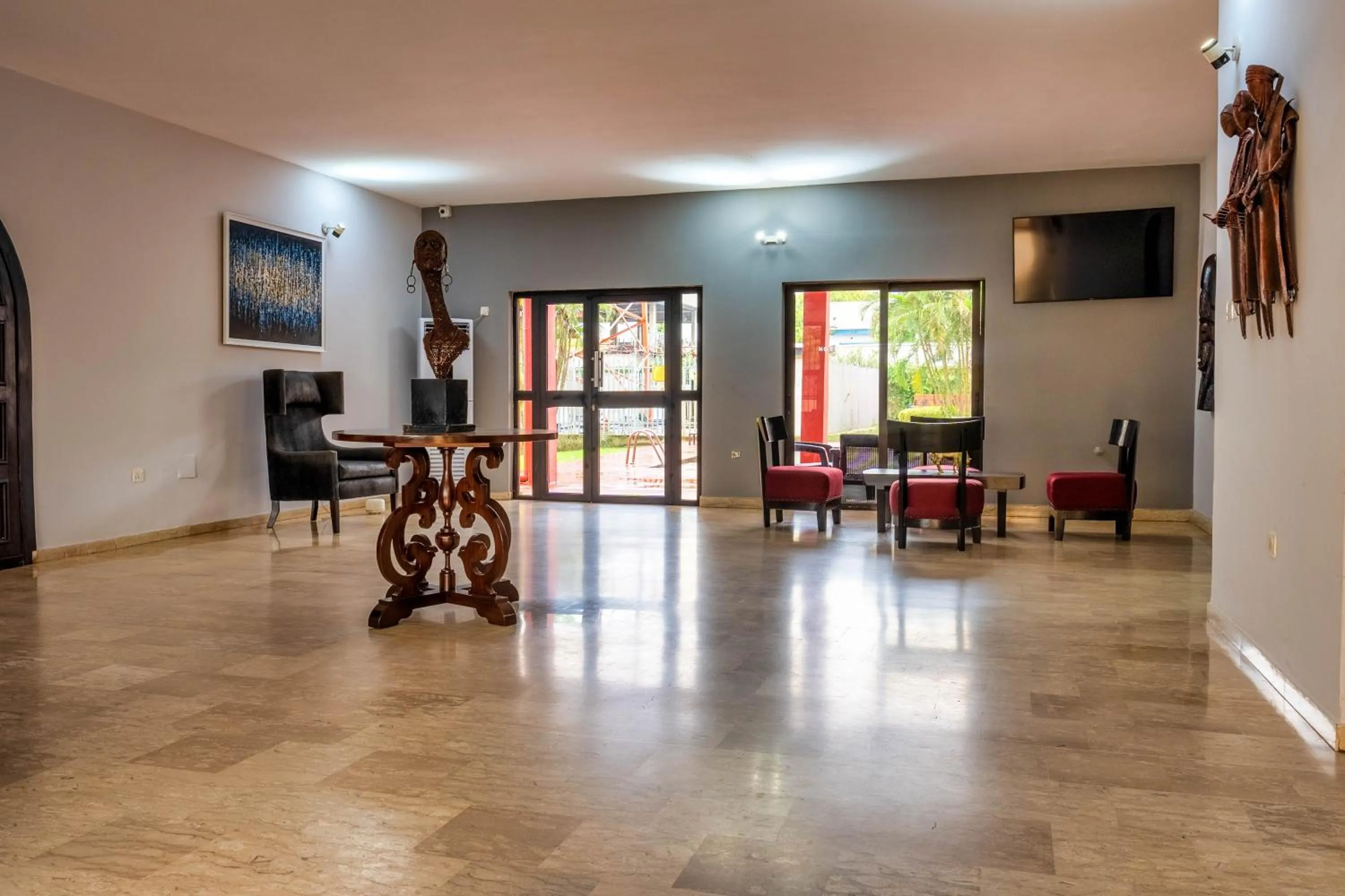 Seating area in The Guest House