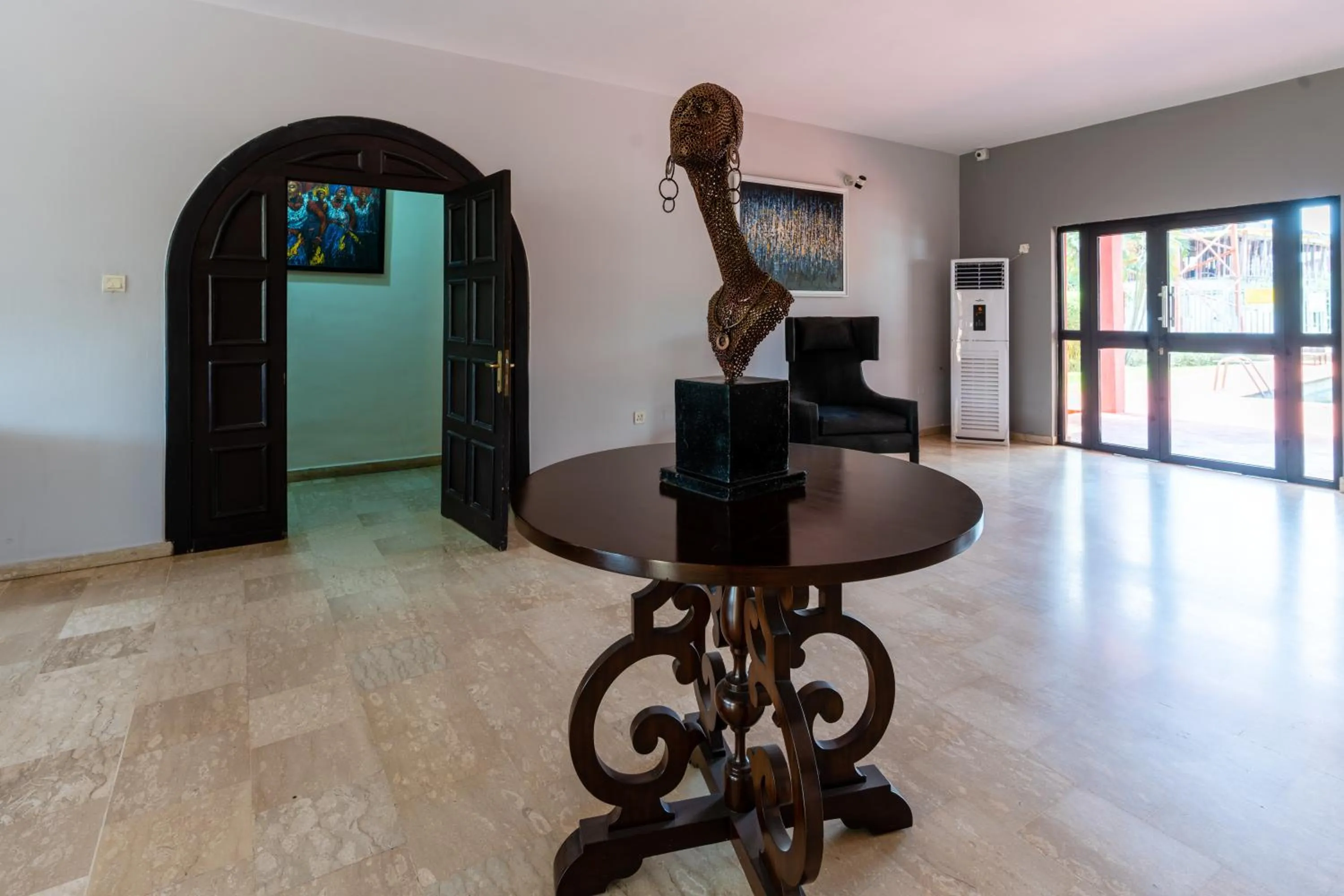 Decorative detail in The Guest House