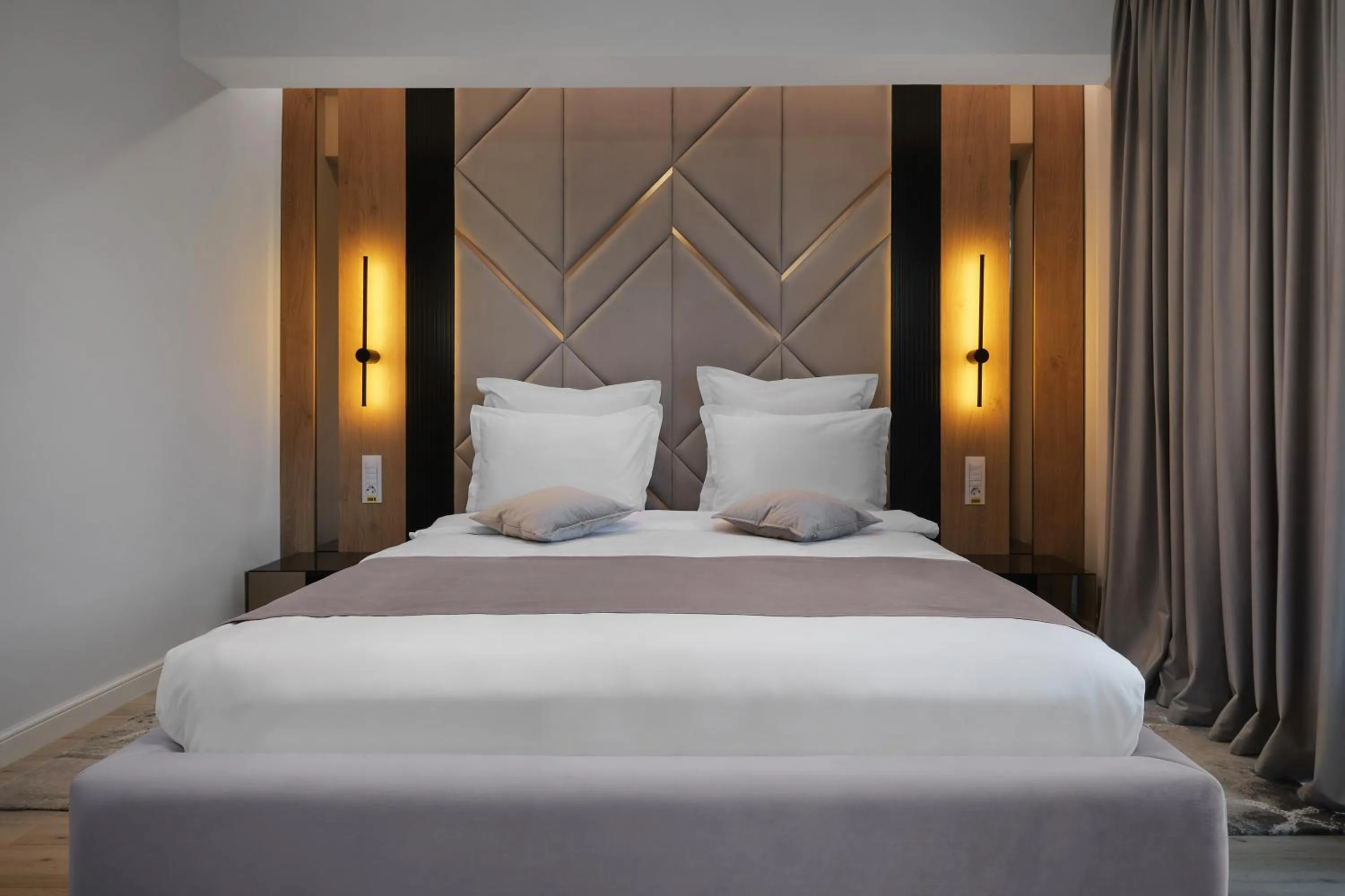 Bed in MONARC Boutique ApartHotel - SELF CHECK-IN