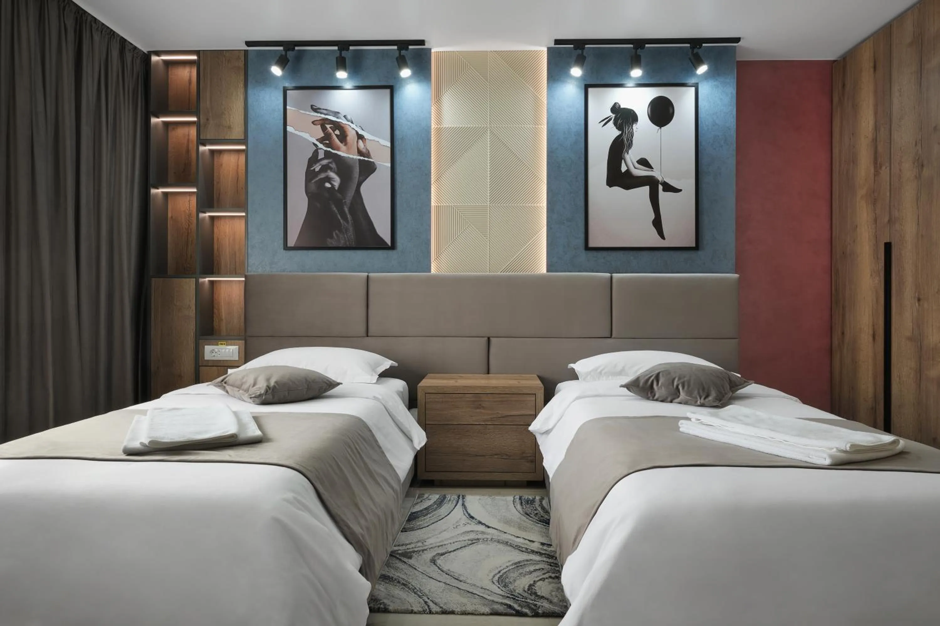 Bed in MONARC Boutique ApartHotel - SELF CHECK-IN