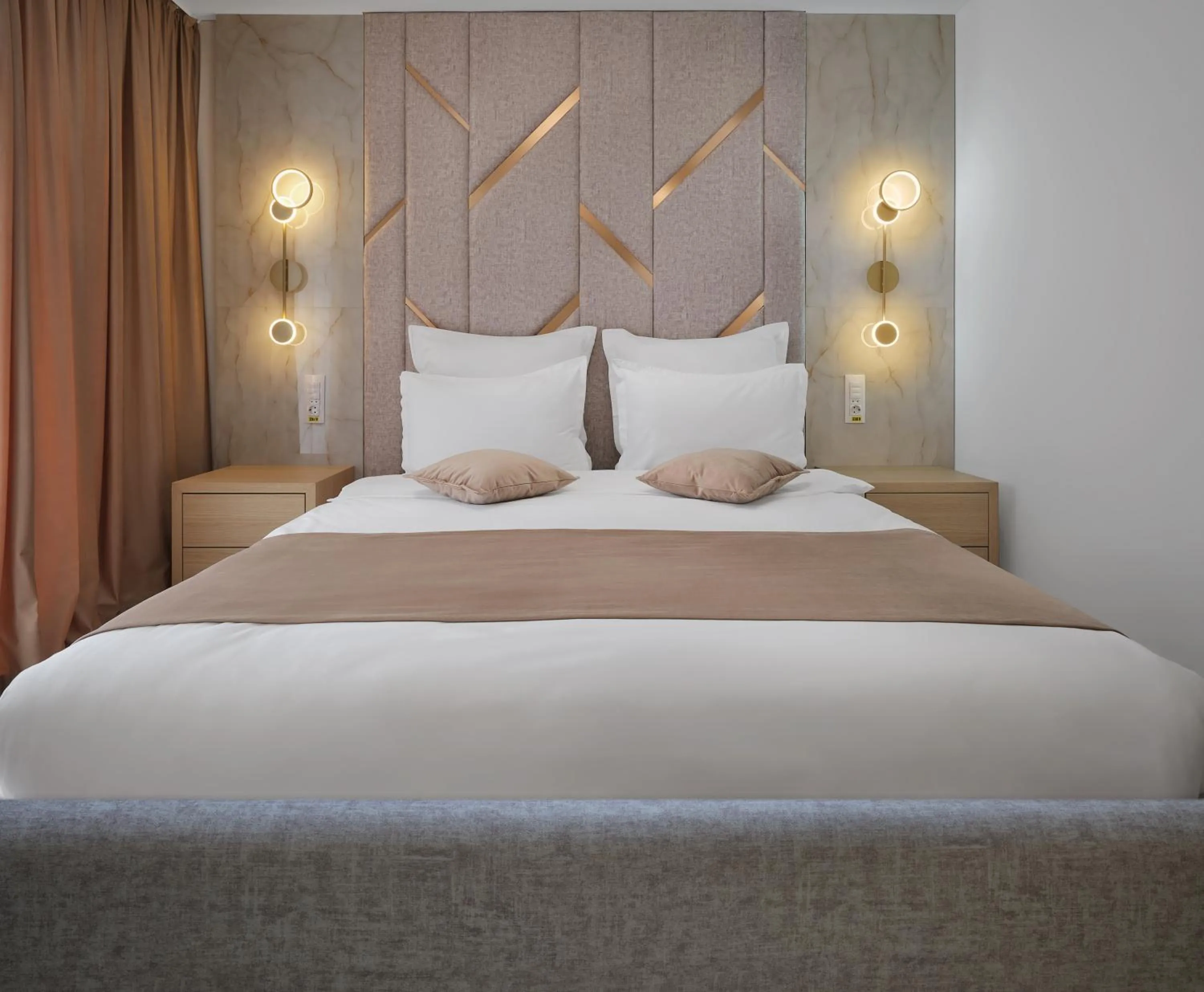 Bed in MONARC Boutique ApartHotel - SELF CHECK-IN