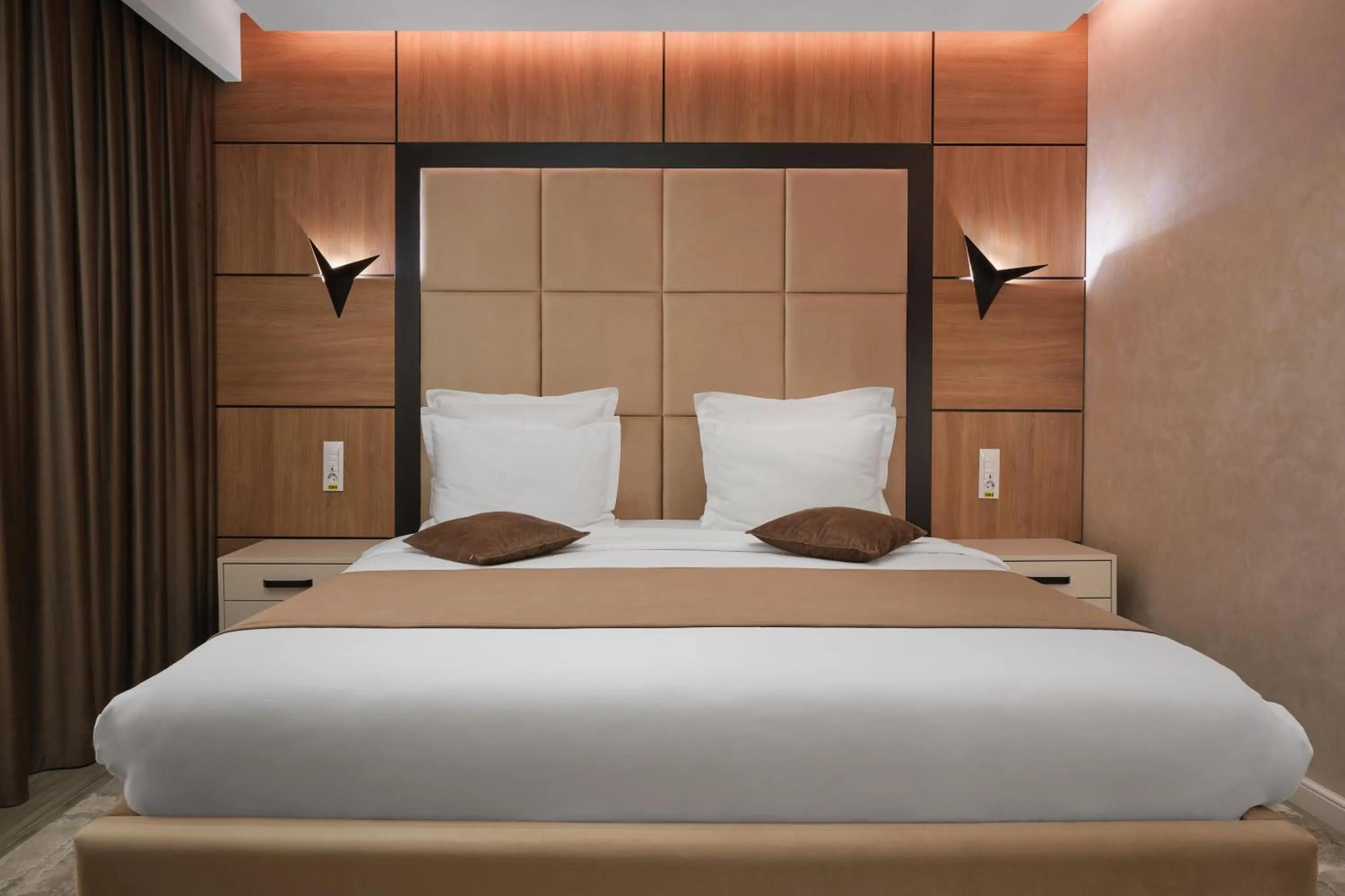 Bed in MONARC Boutique ApartHotel - SELF CHECK-IN