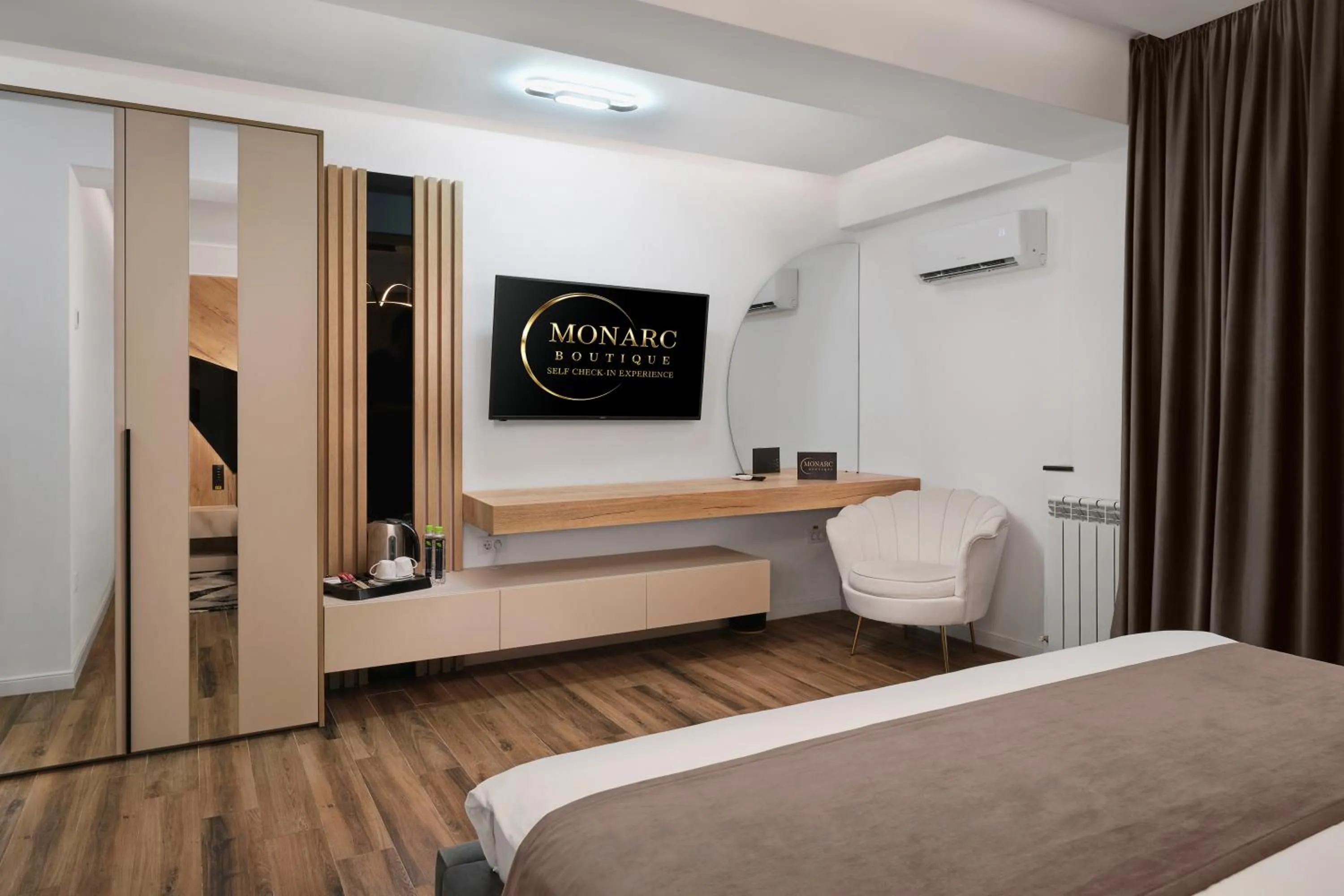 Bed in MONARC Boutique ApartHotel - SELF CHECK-IN