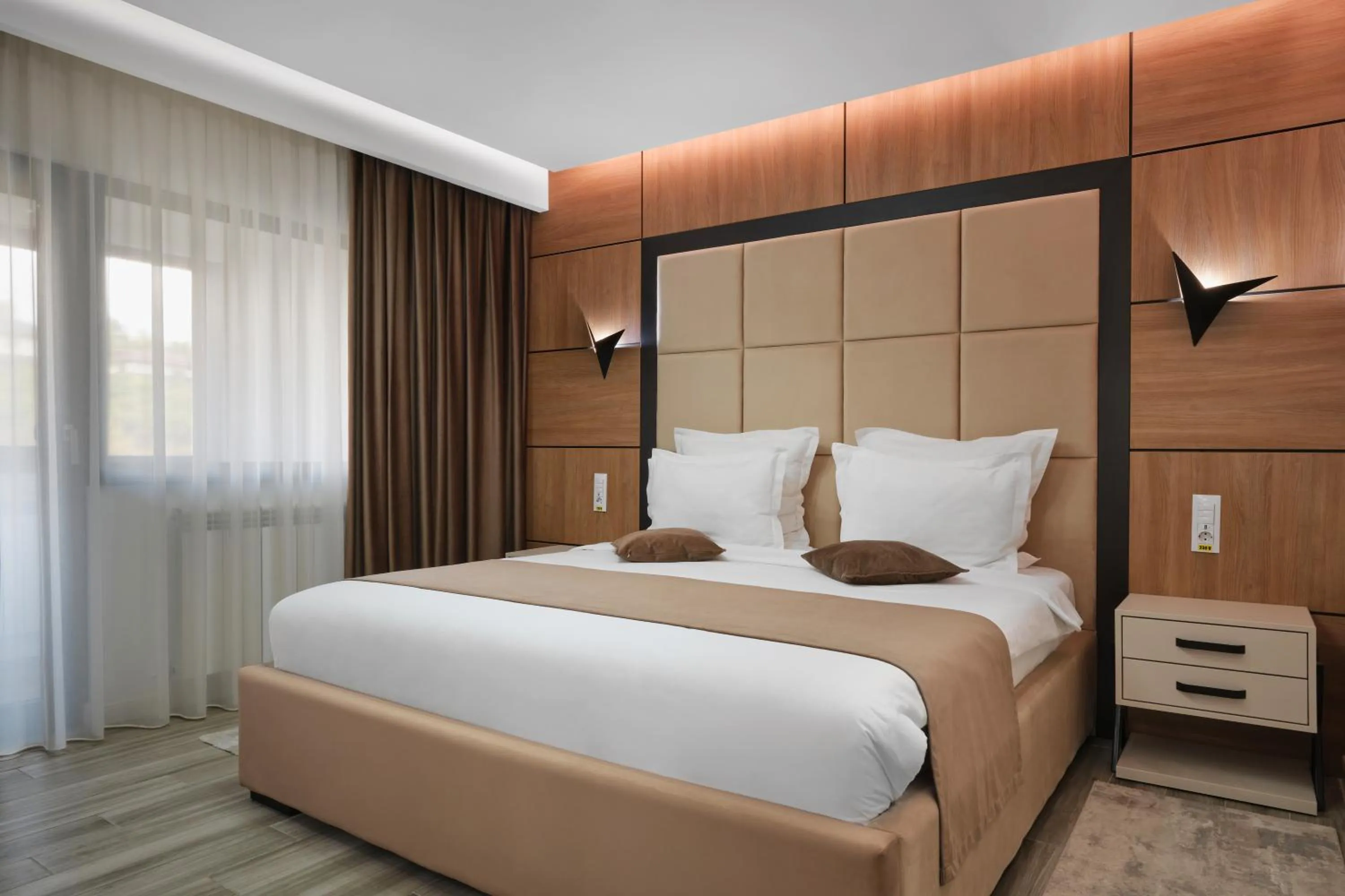 Bed in MONARC Boutique ApartHotel - SELF CHECK-IN