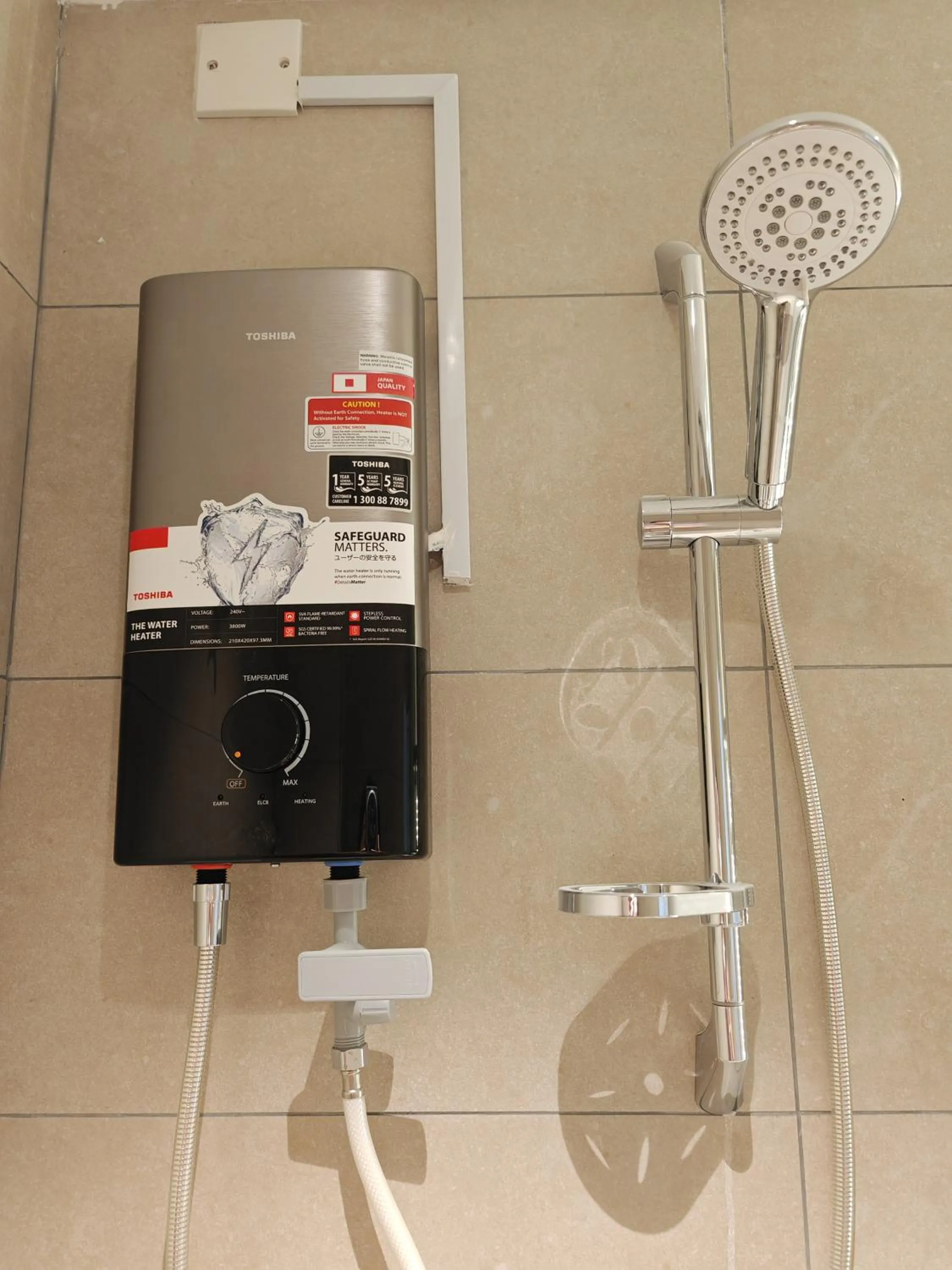 Shower in V Boutique Hotel Seremban