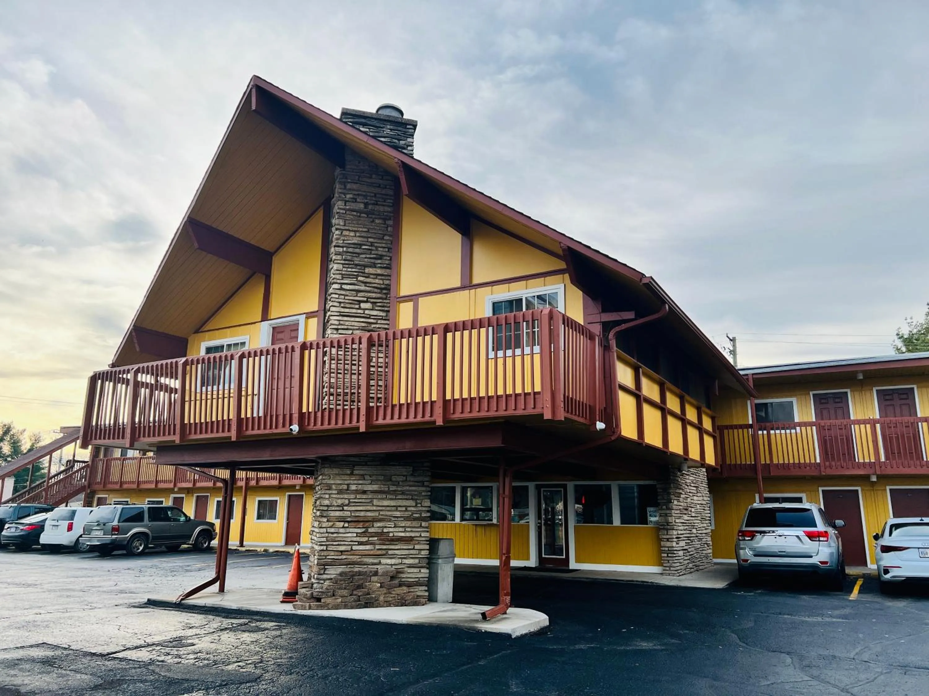 Property building in Clayton House Motel