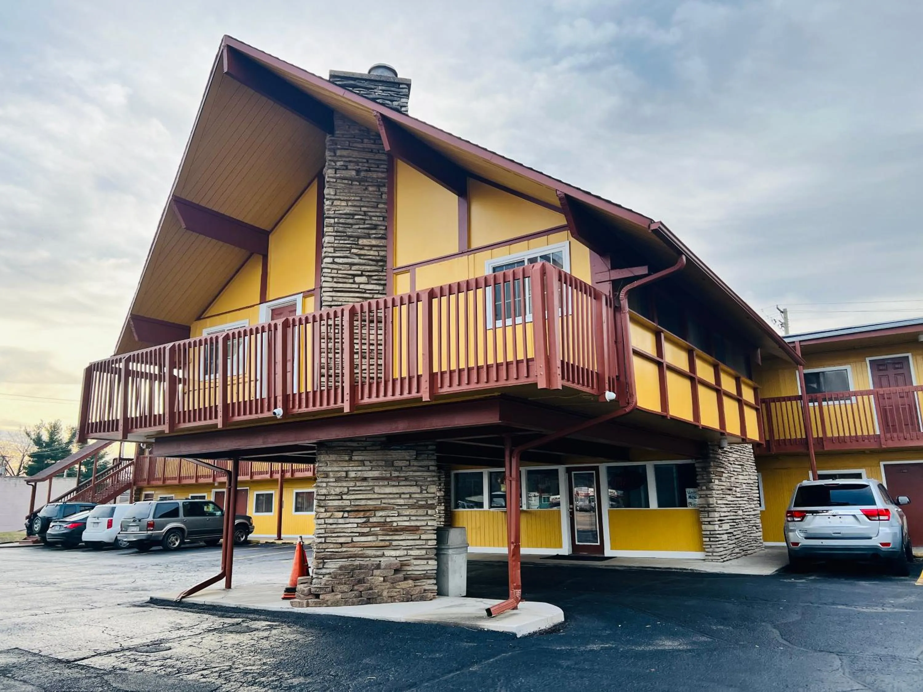 Property building in Clayton House Motel
