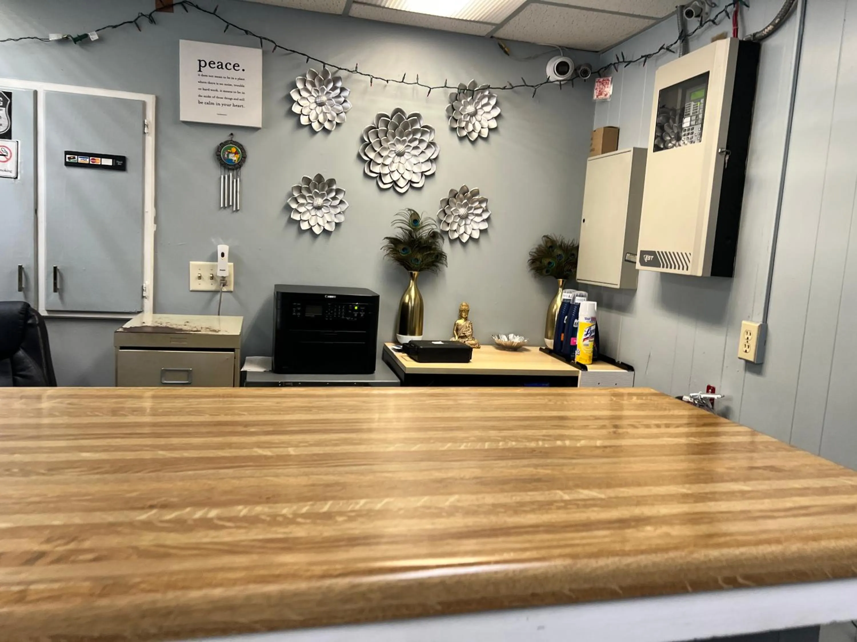 Lobby or reception in Clayton House Motel