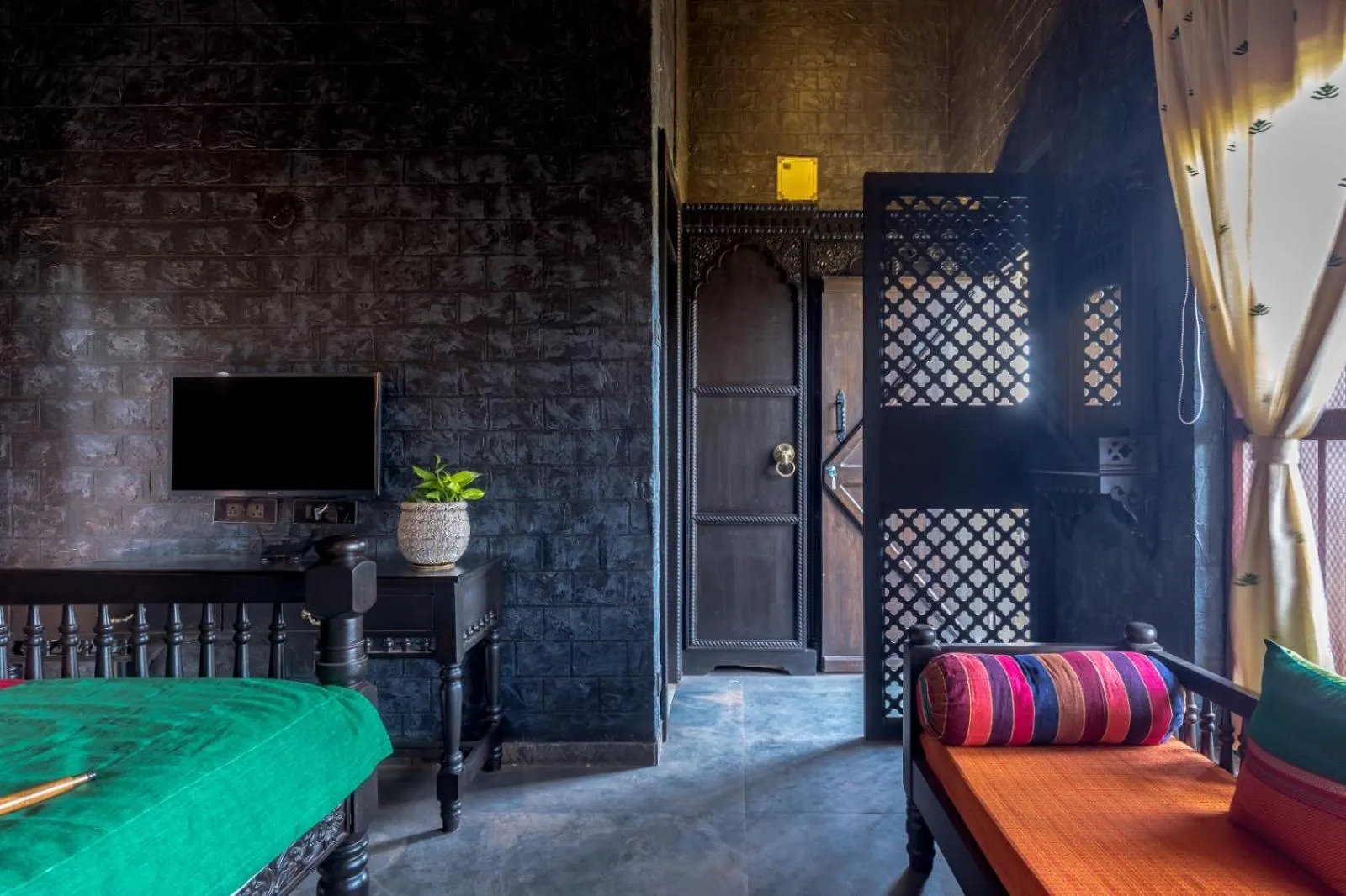 Bed in Dio Regaalo Theme Resort, Ratnagiri