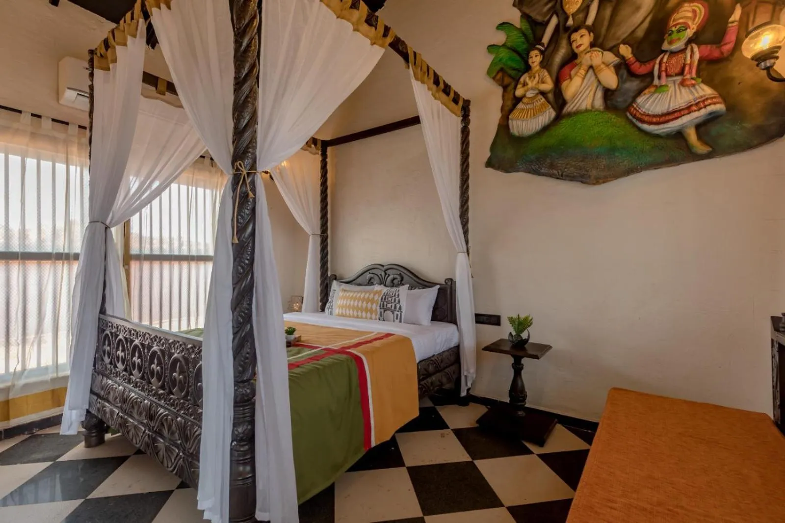 Bed in Dio Regaalo Theme Resort, Ratnagiri