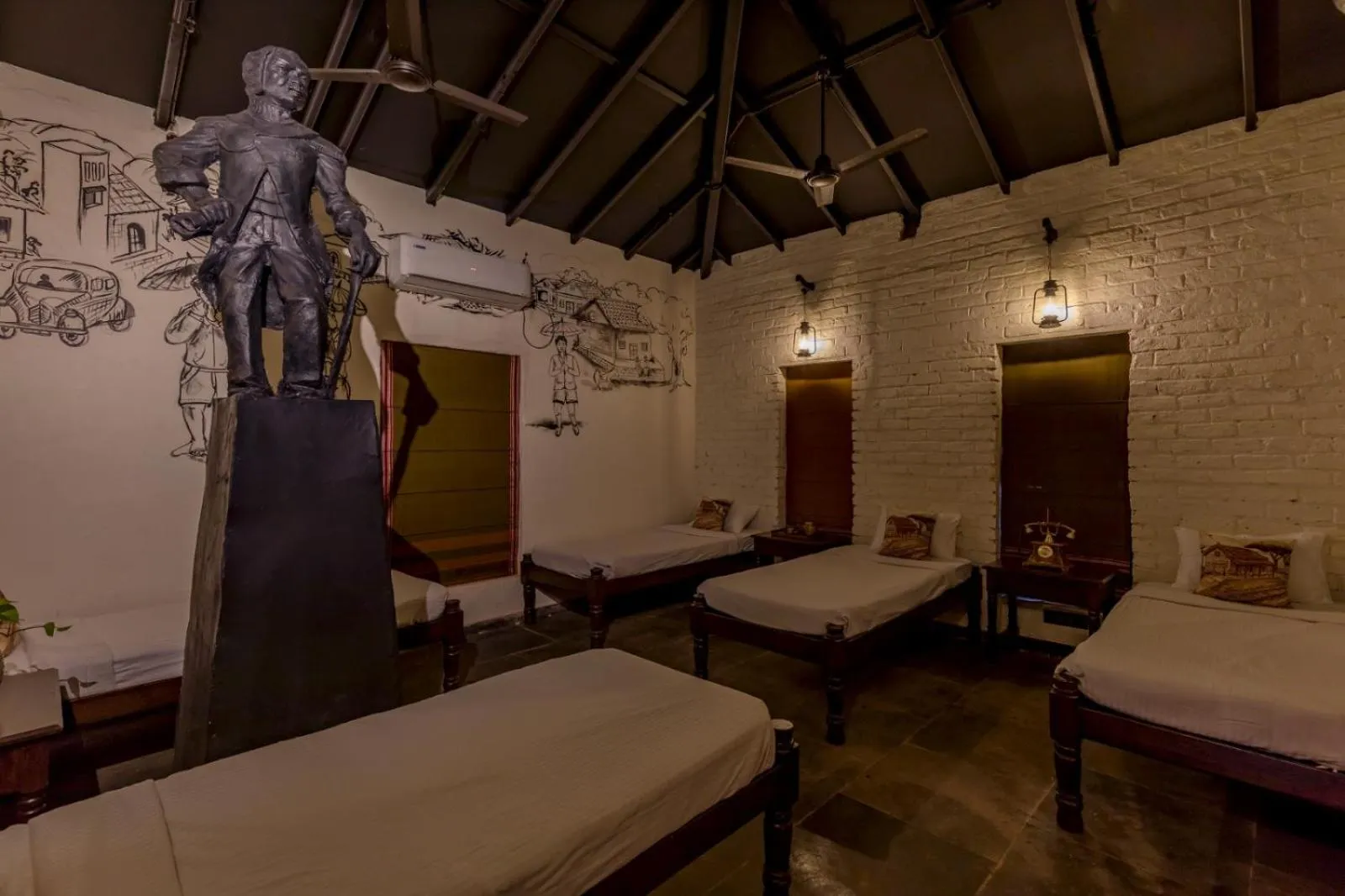 Bed in Dio Regaalo Theme Resort, Ratnagiri