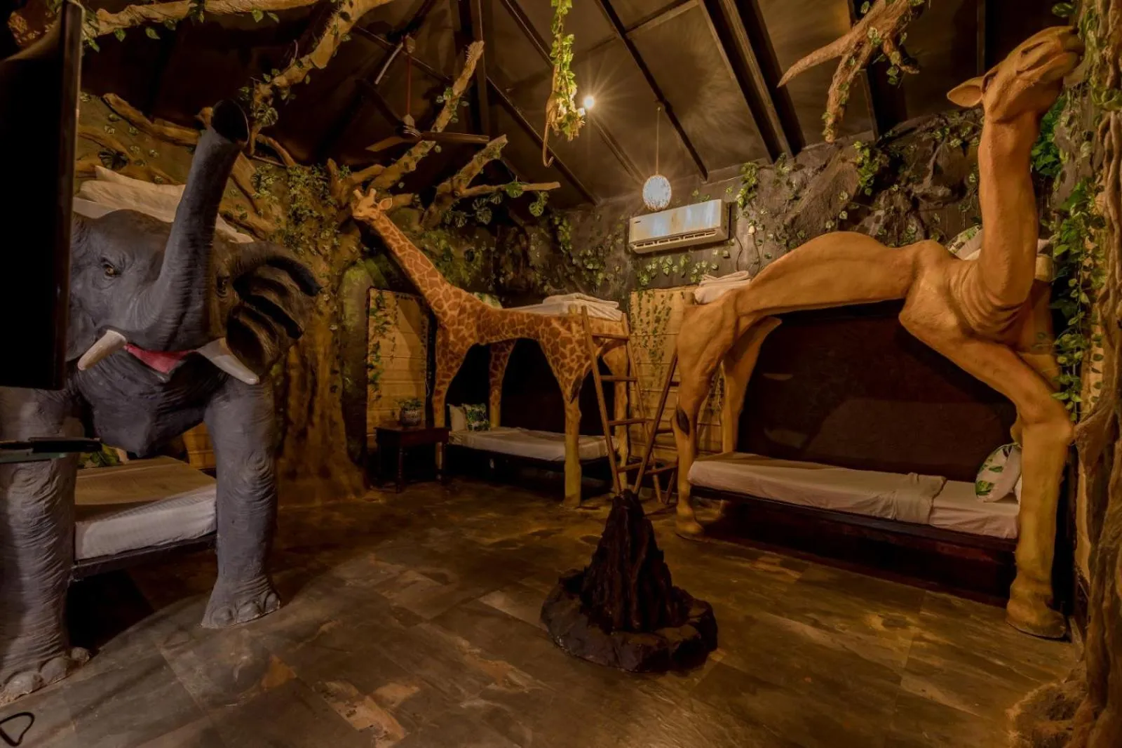 Bed in Dio Regaalo Theme Resort, Ratnagiri