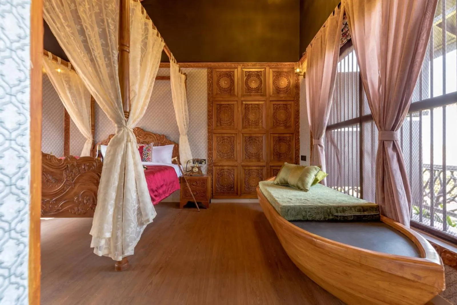 Bed in Dio Regaalo Theme Resort, Ratnagiri