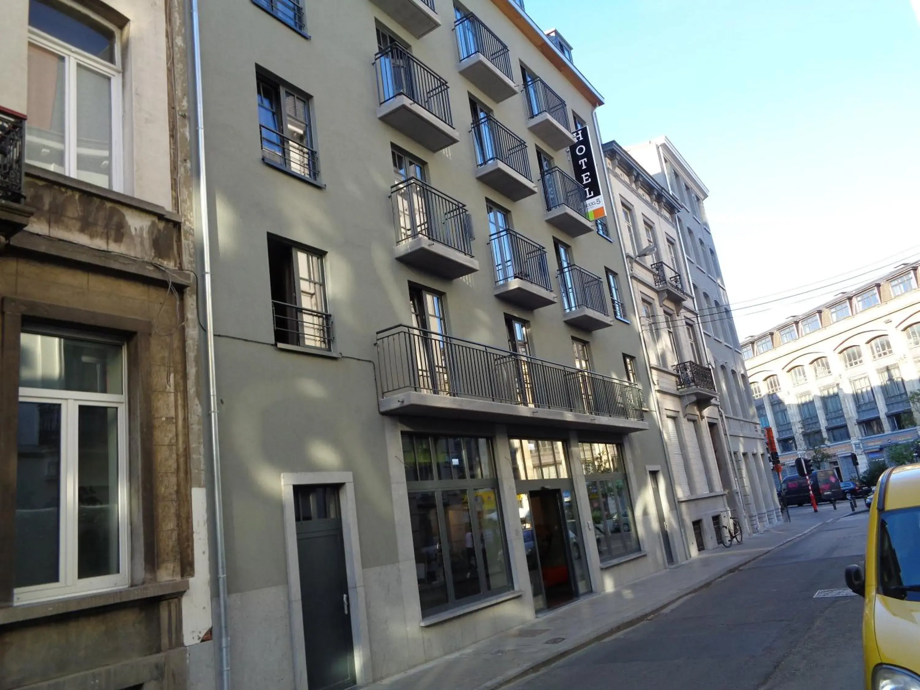 Facade/entrance in Brxxl 5 City Centre Hostel Facade/entrance in Brxxl 5 City Centre Hostel