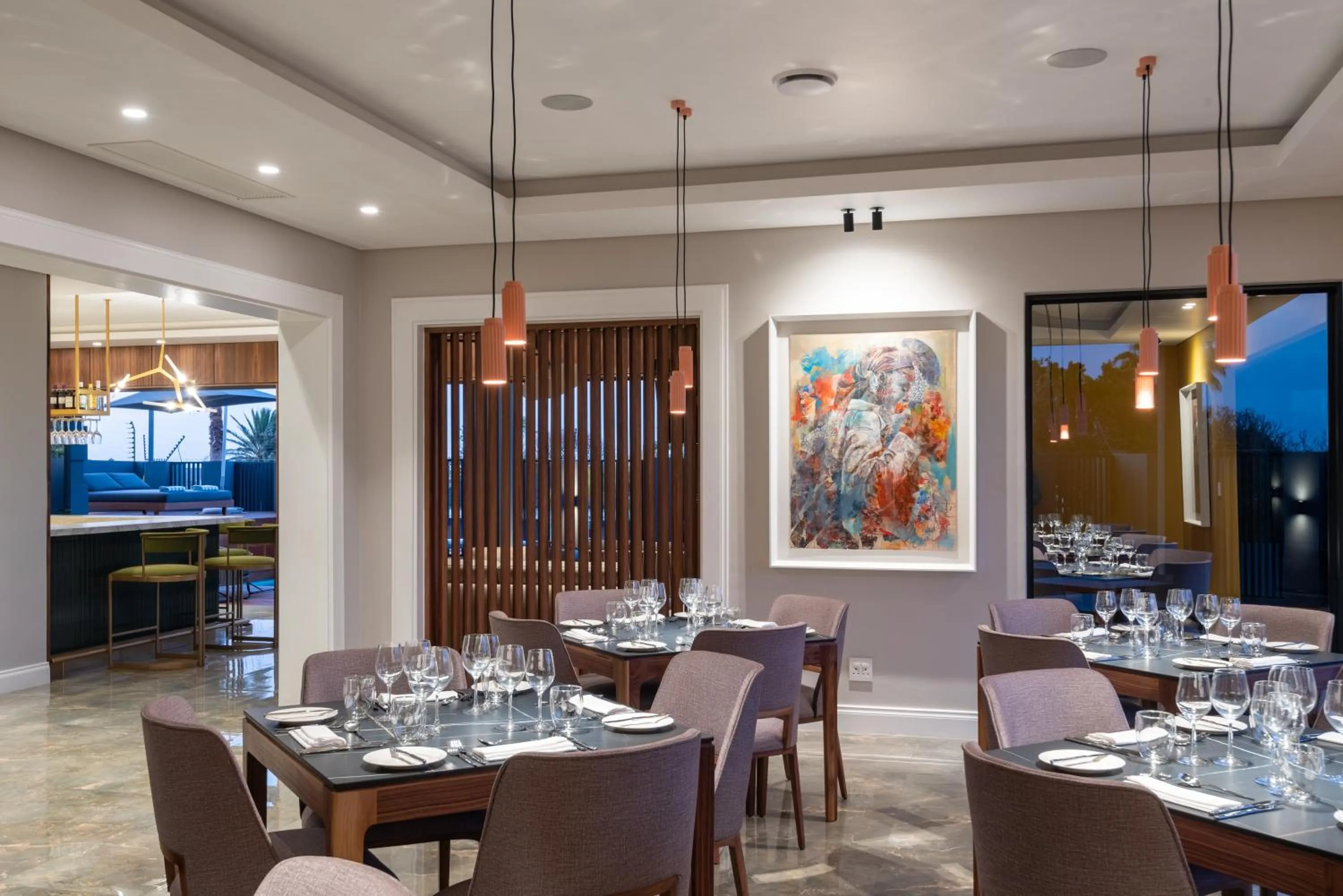 Restaurant/places to eat in Anfani Boutique Hotel