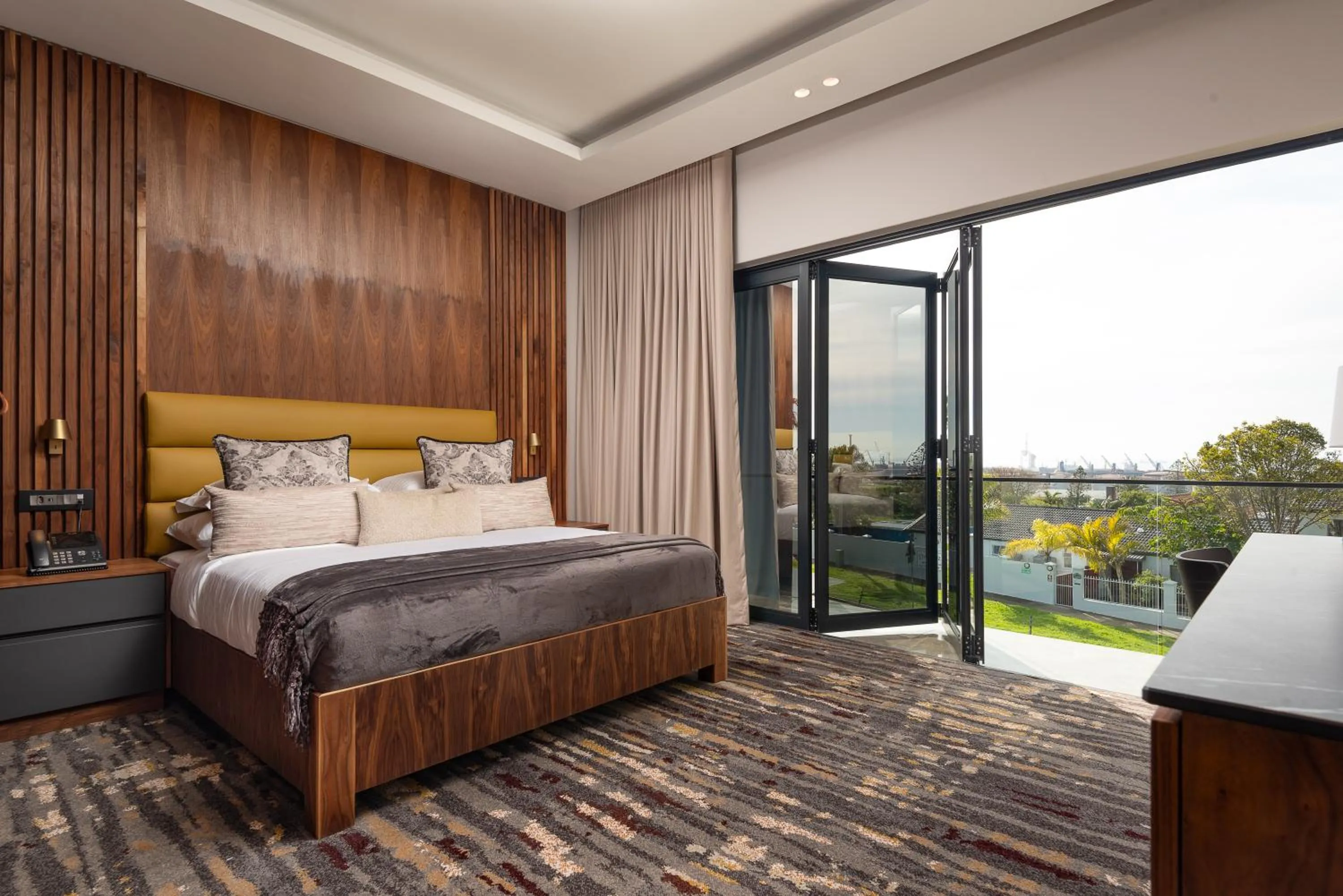 Bed in Anfani Boutique Hotel