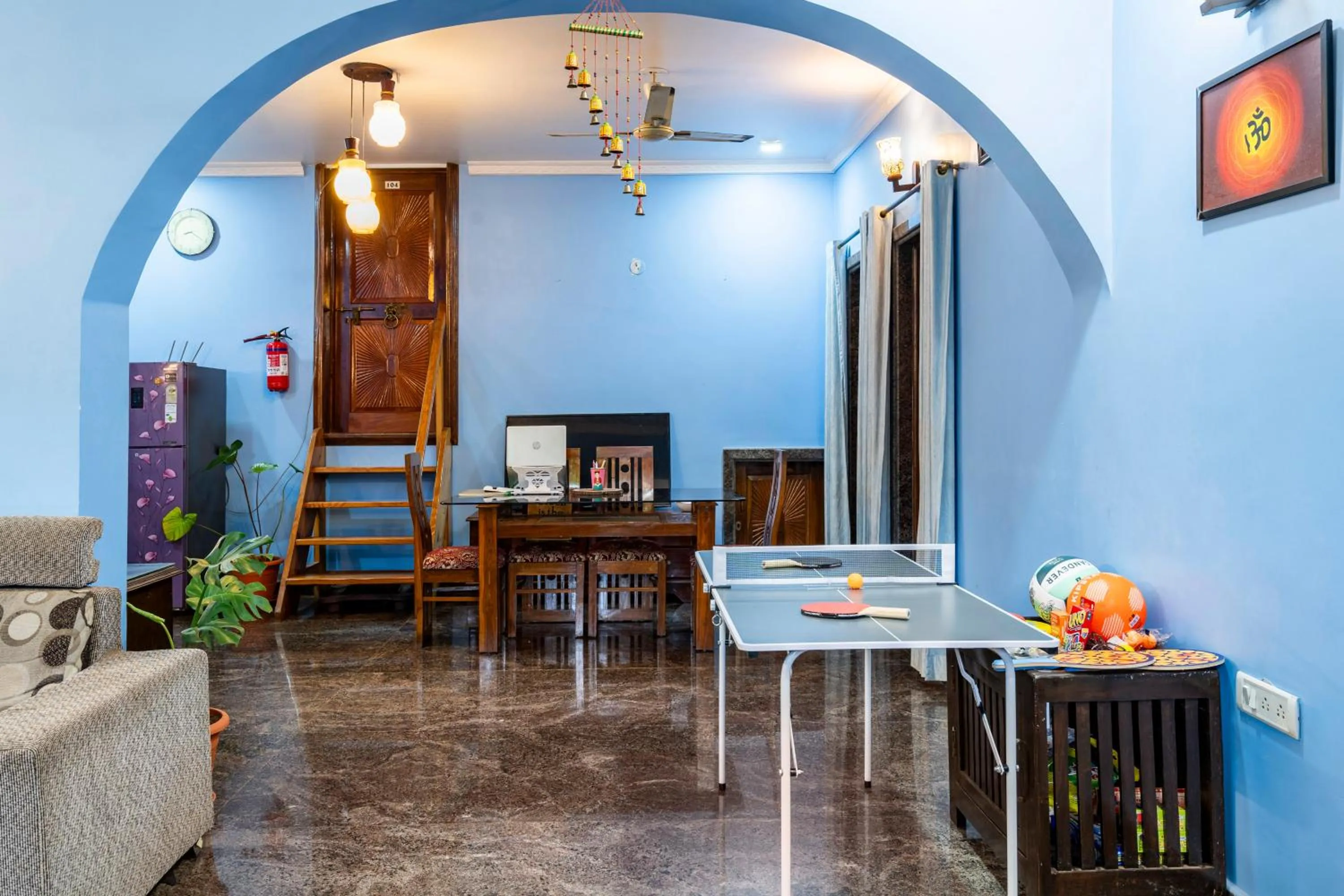 Game Room in Last Minute Trip Hostel Morjim-By The Sea