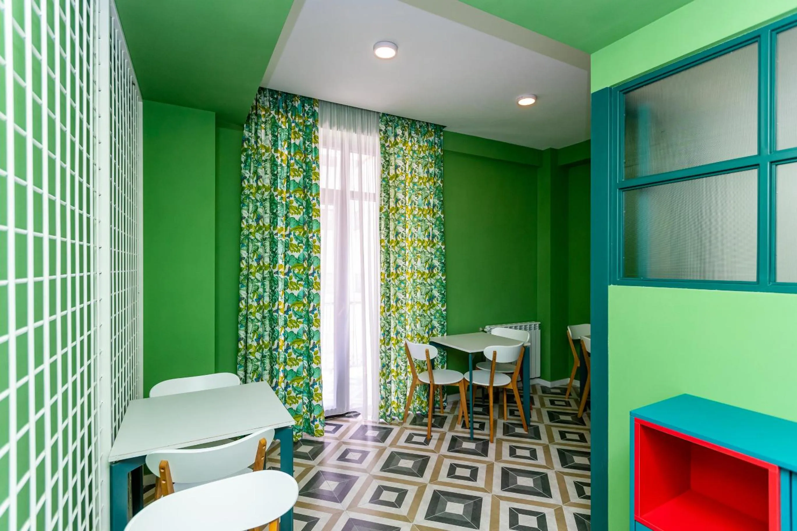 Seating area in Sololaki Inn