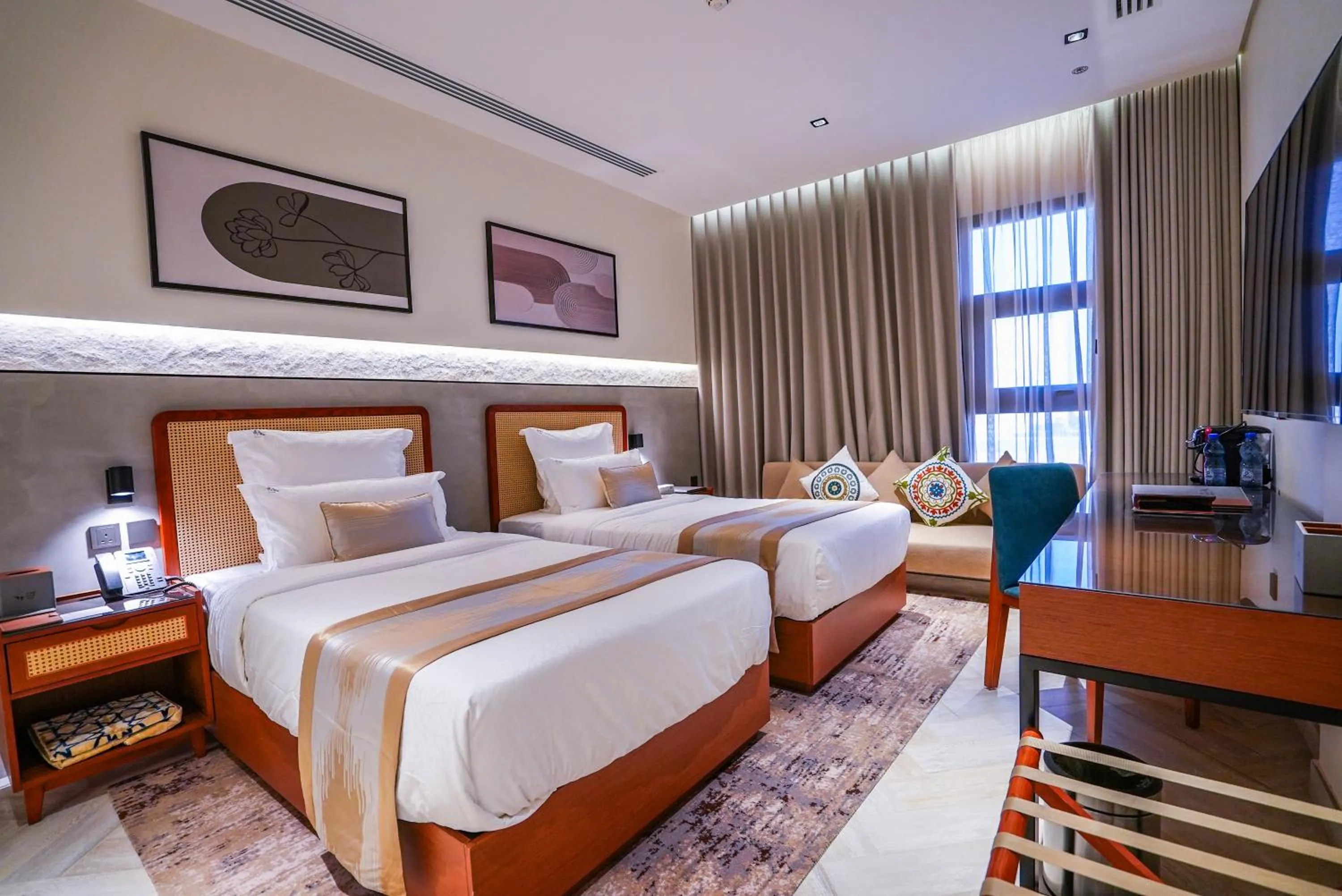 Bed in Vivian Park El Raeid Hotel