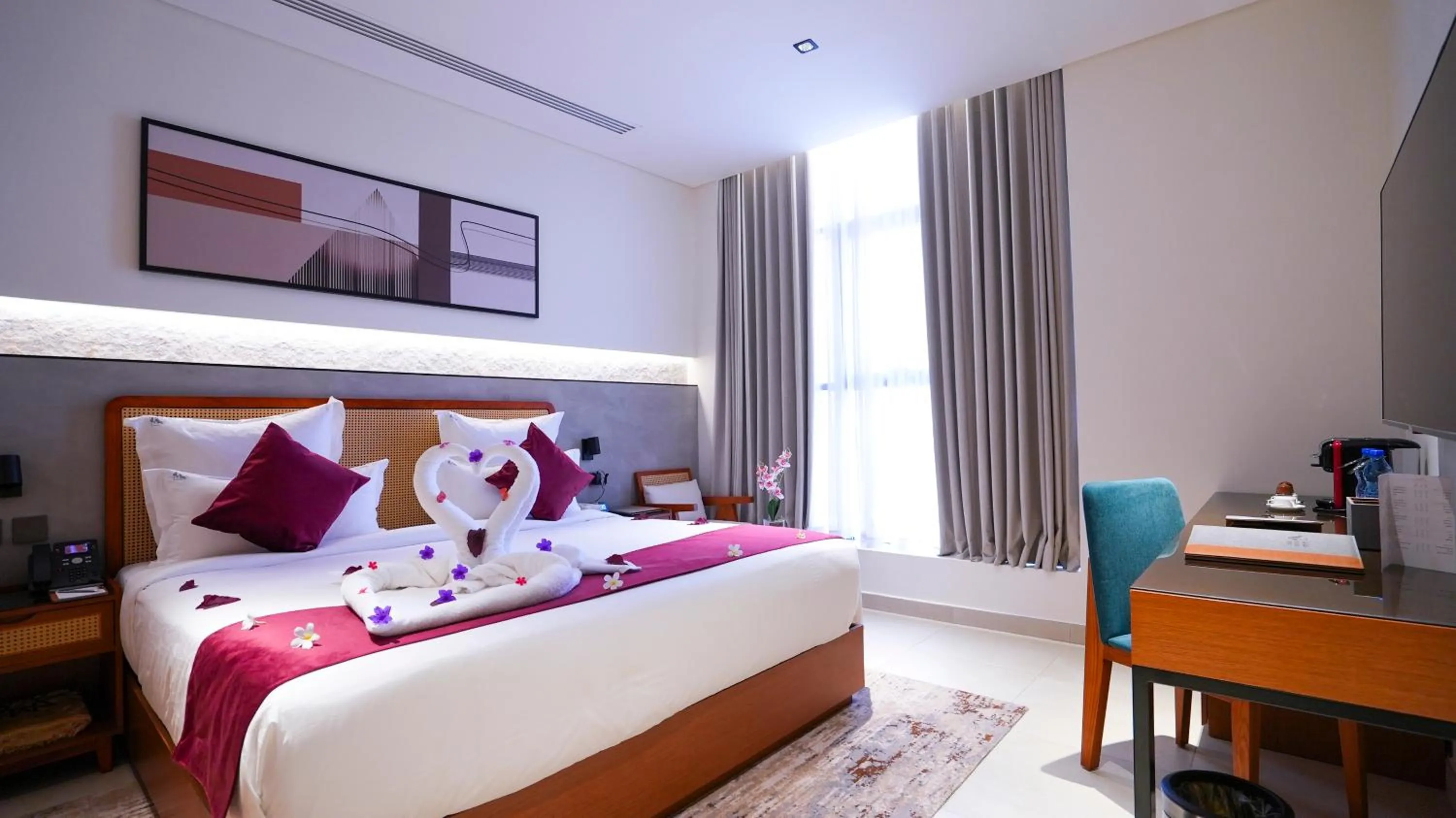 Bed in Vivian Park El Raeid Hotel