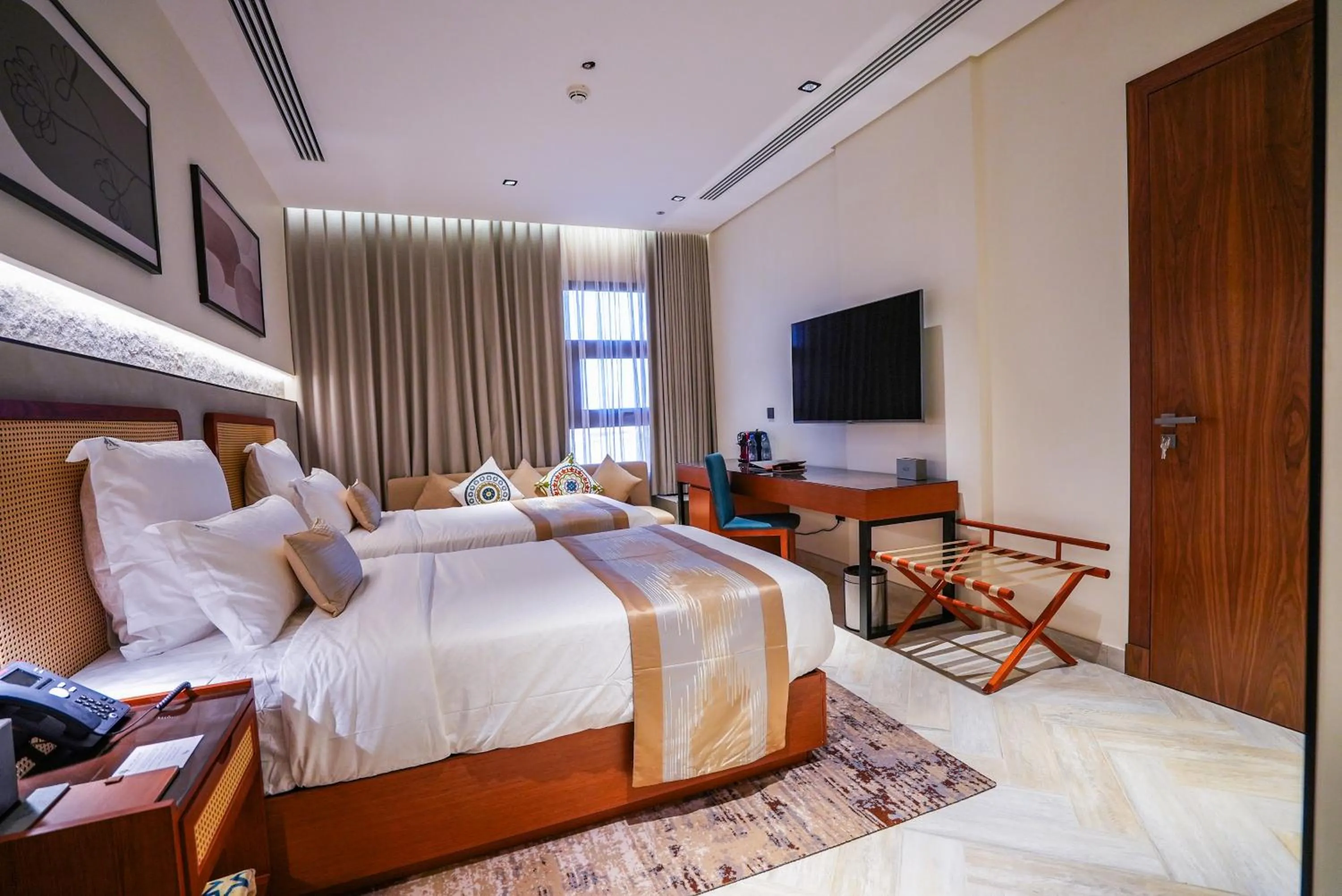 Bed in Vivian Park El Raeid Hotel