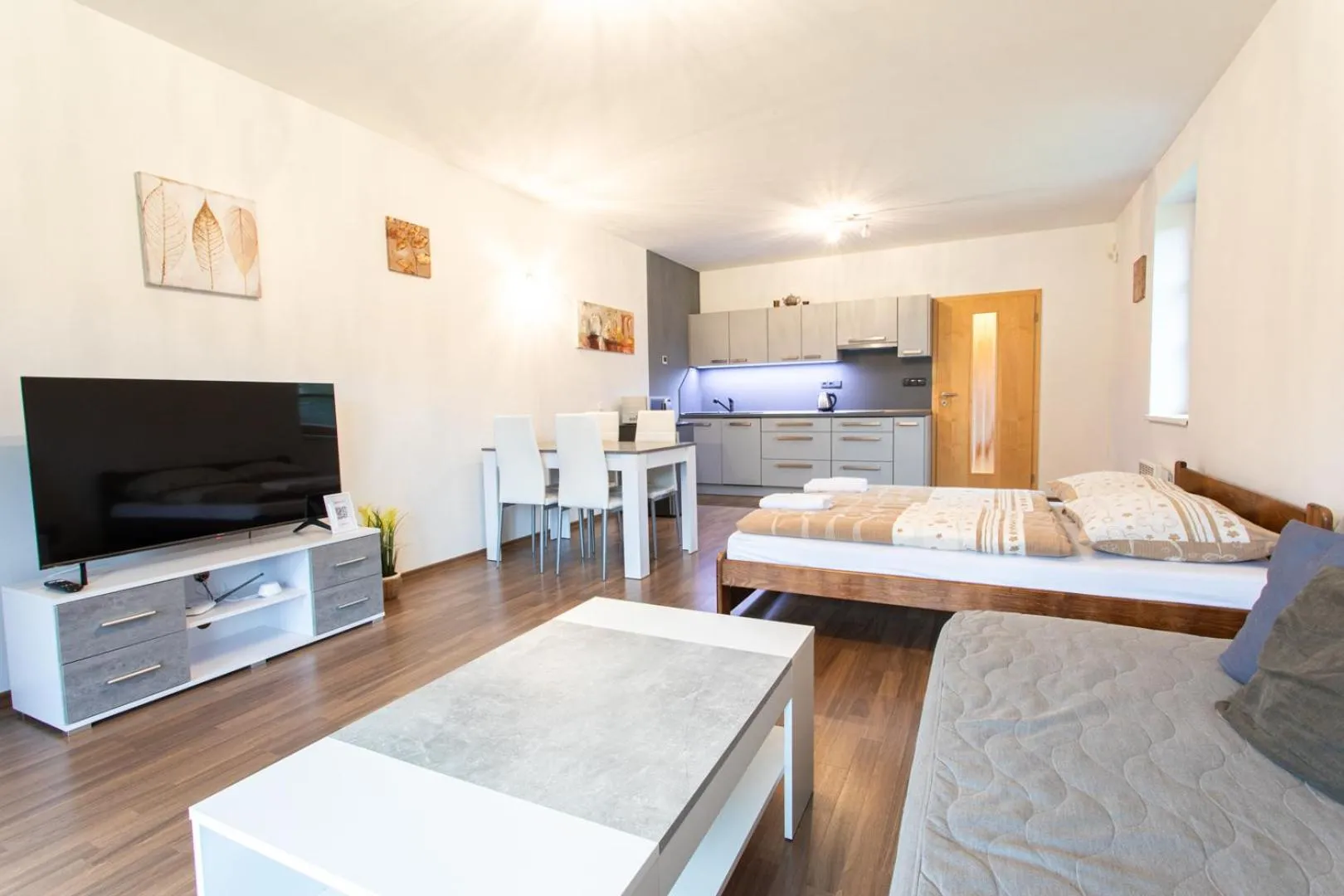 Bed in Wellness Hotel Říčky