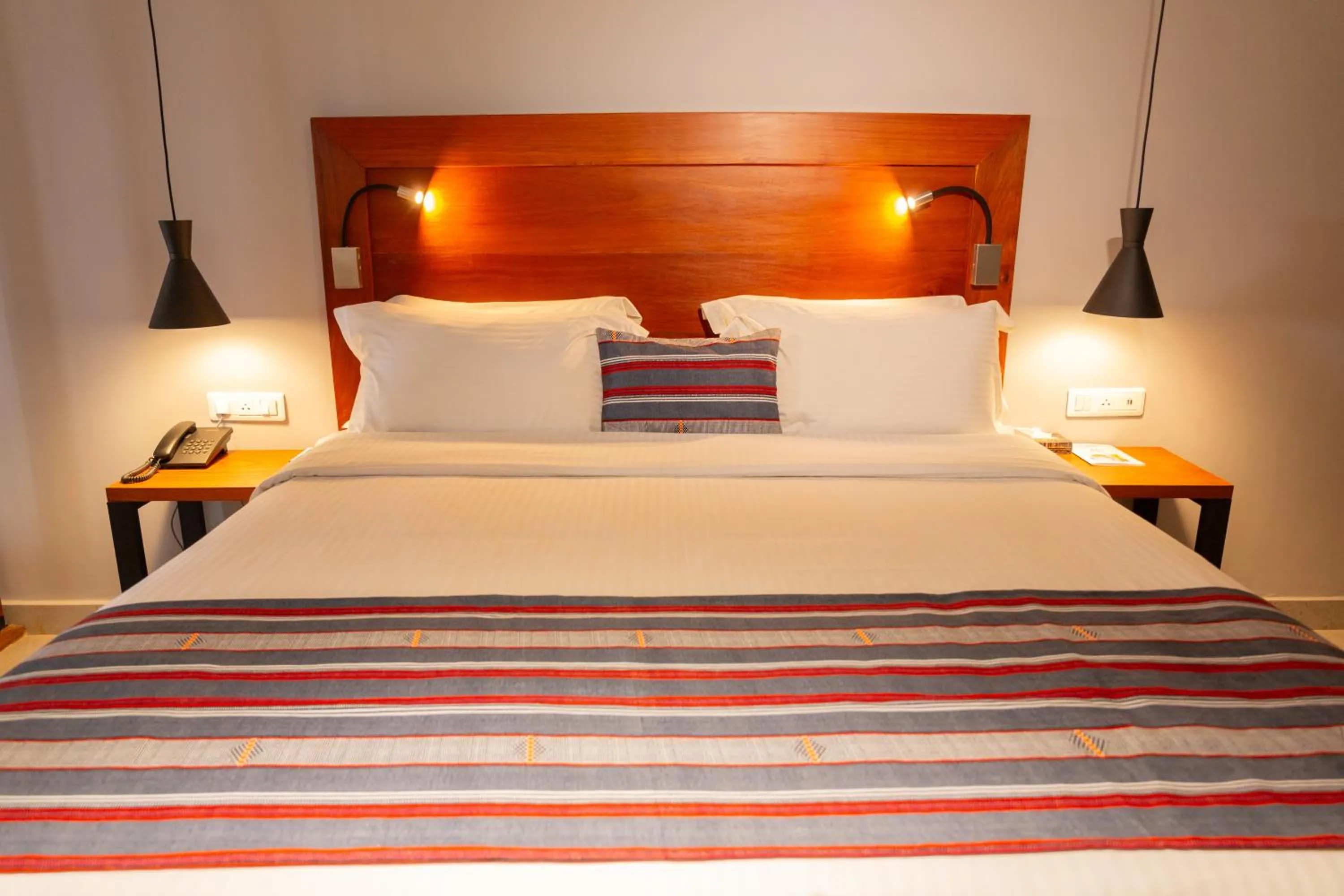 Bed in Hotel Du Lac