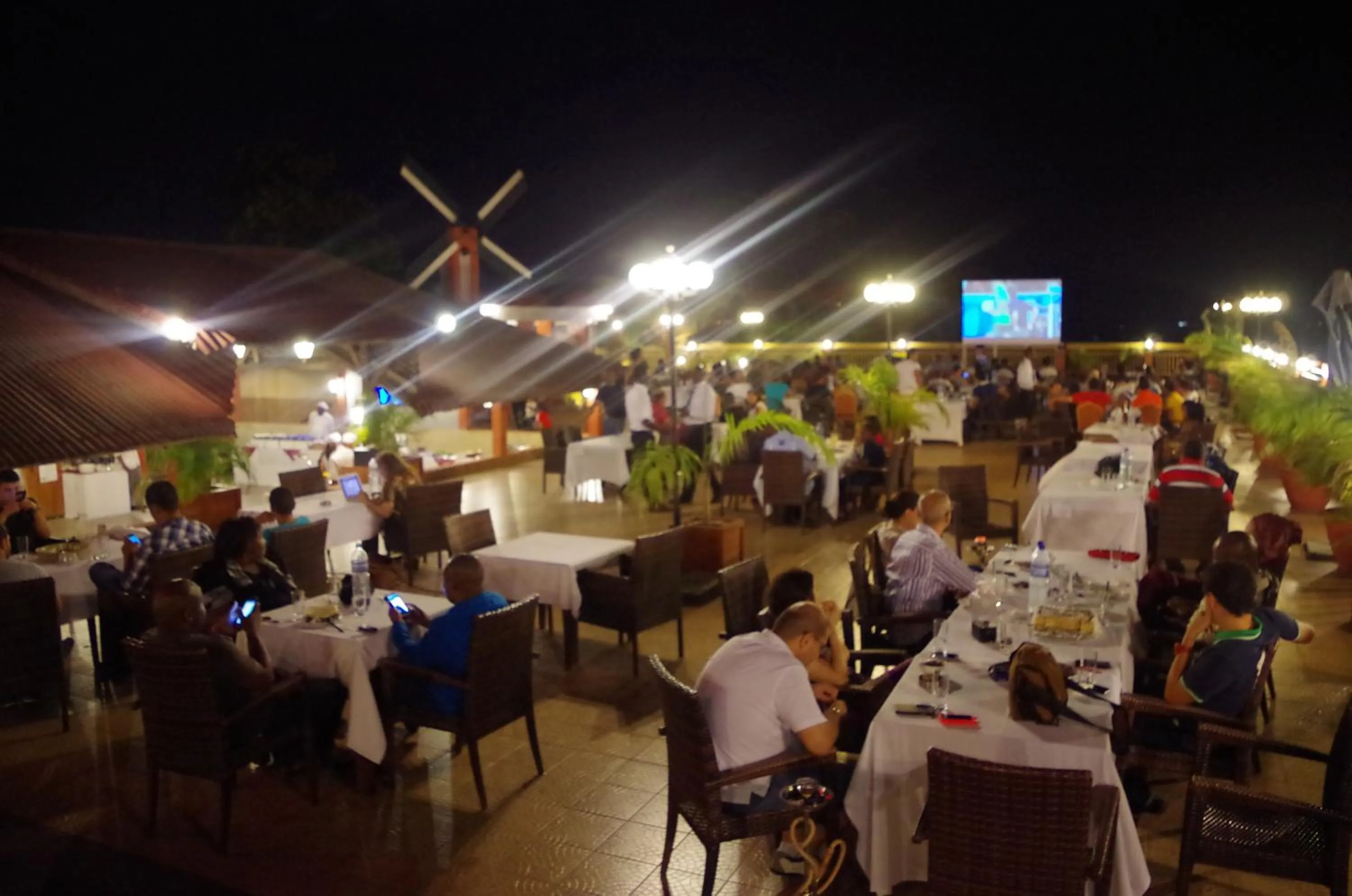 Patio in Hotel Du Lac
