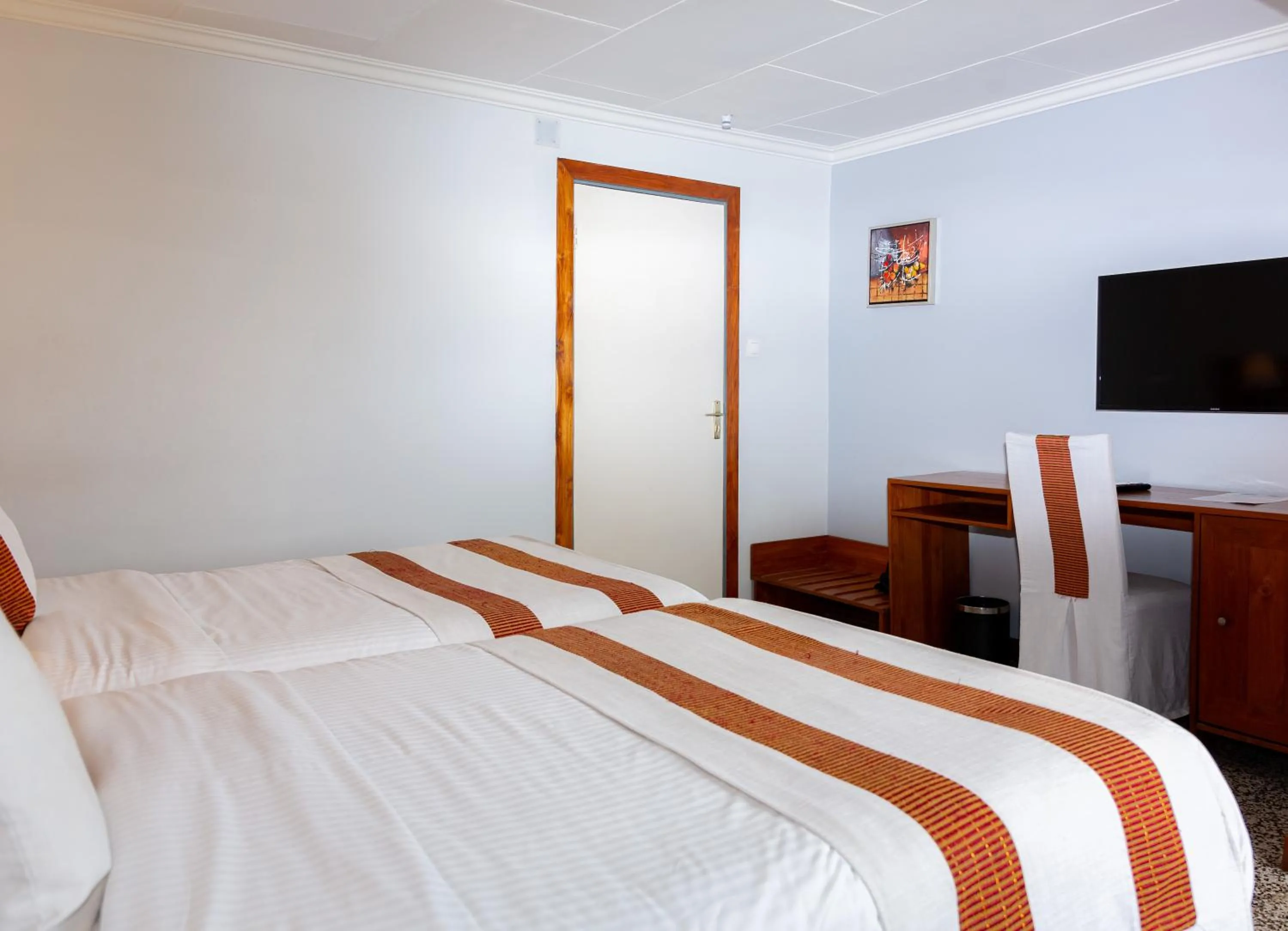 Bed in Hotel Du Lac