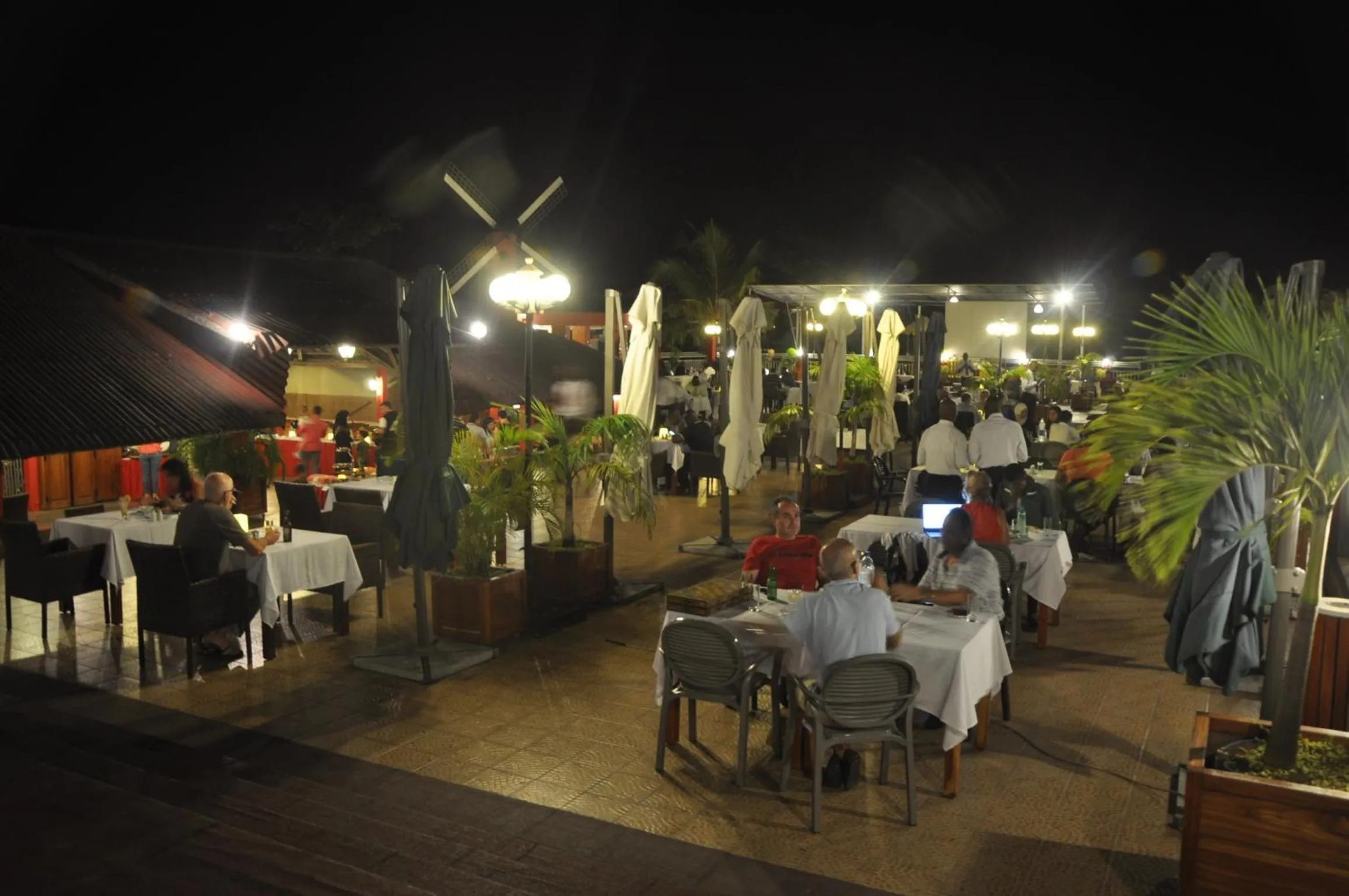 Patio in Hotel Du Lac