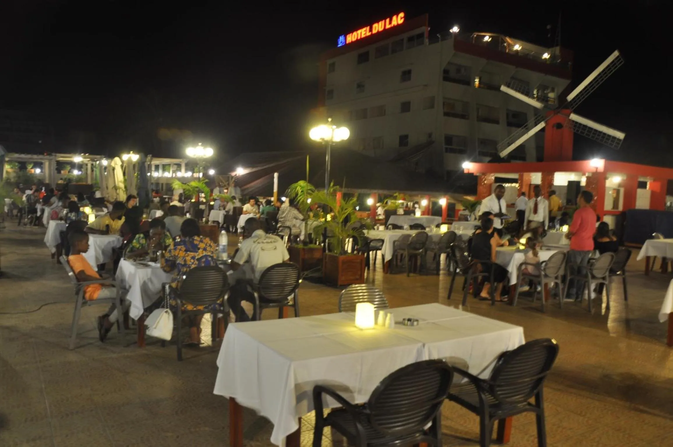 Patio in Hotel Du Lac