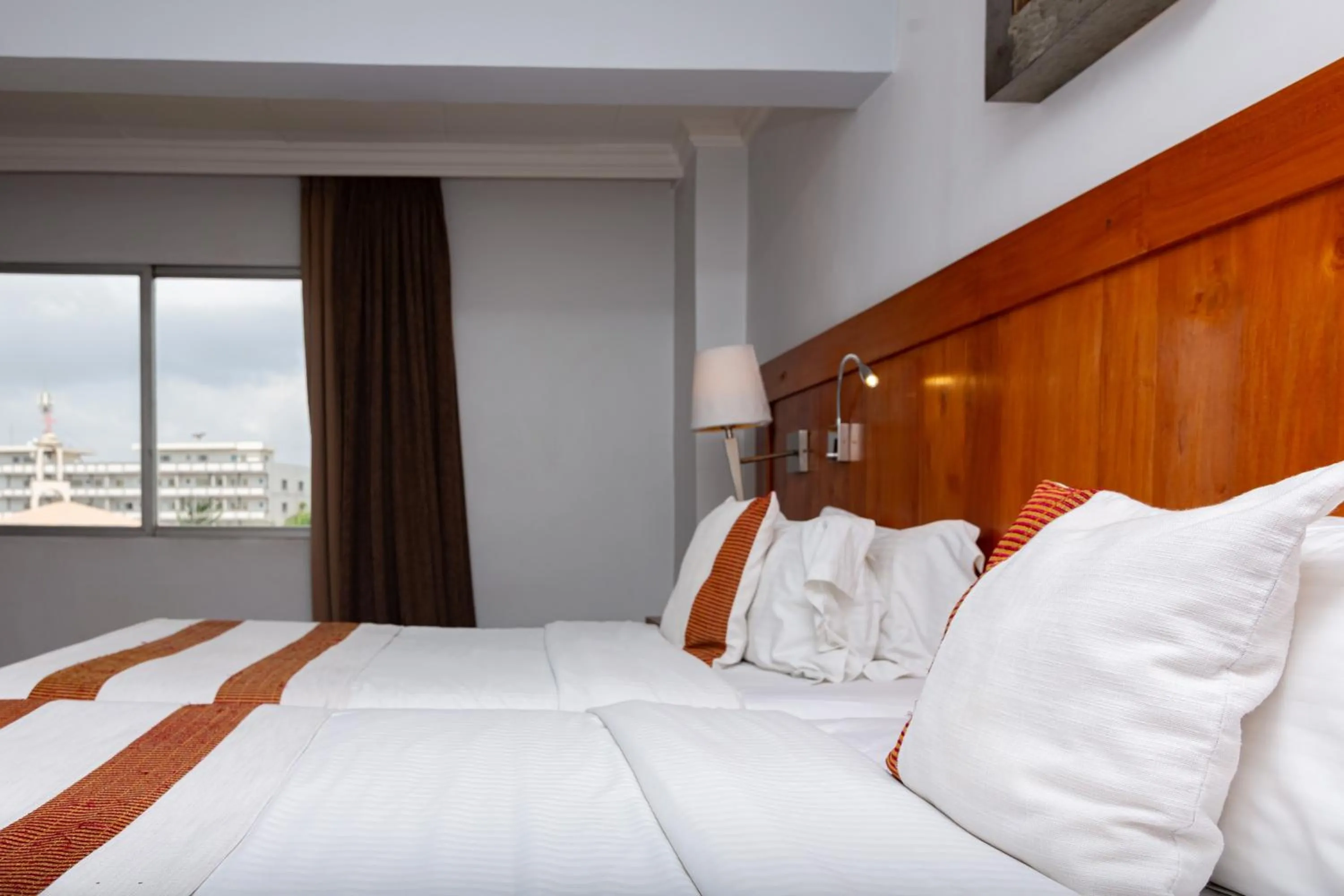 Bed in Hotel Du Lac