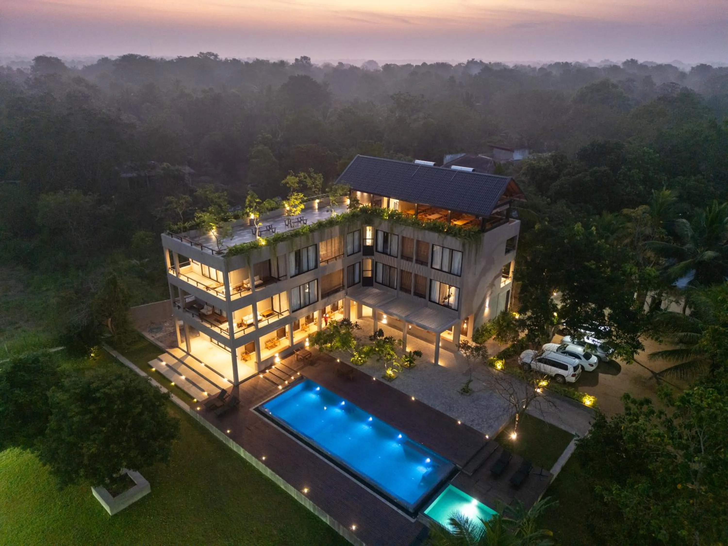 Property building in Thimbiri Wewa Resort Wilpattu