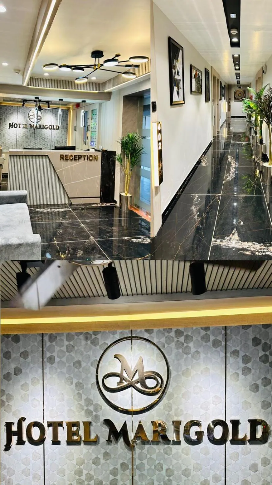 Property logo or sign in Hotel Marigold Naroda